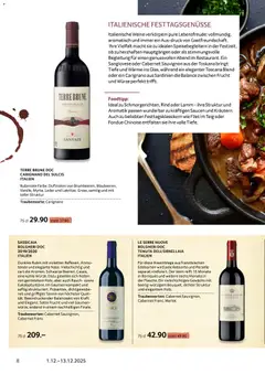 Prodega Aktionen Enoteca ab 01.12.2025 gültig | Seite: 8 | Produkte: Merlot, Wein, Fondue