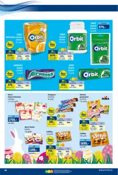 Metro akciós újság - amely érvényes a következő dátumtól: 16.03.2026 | Oldal: 14 | Termékek: Gumicukor, Drazsé, Toffifee
