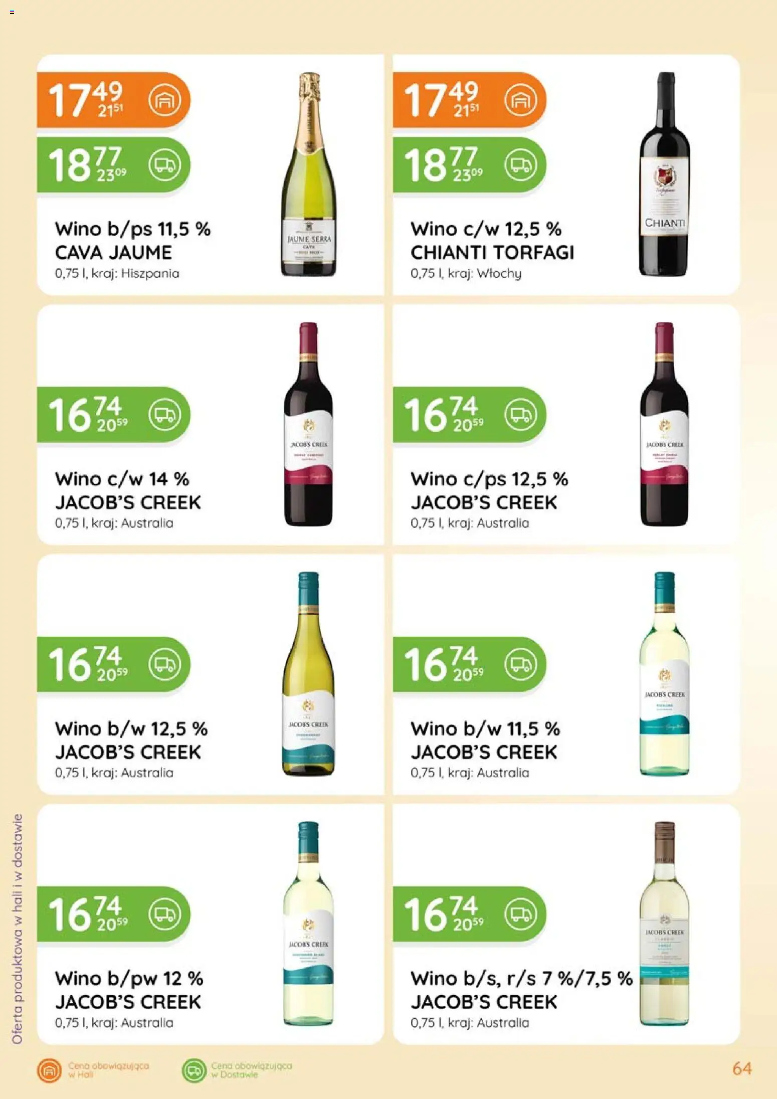 Eurocash Gazetka - Katalog Alkoholowy od 01.02.2026 | Strona: 64 | Produkty: Wino