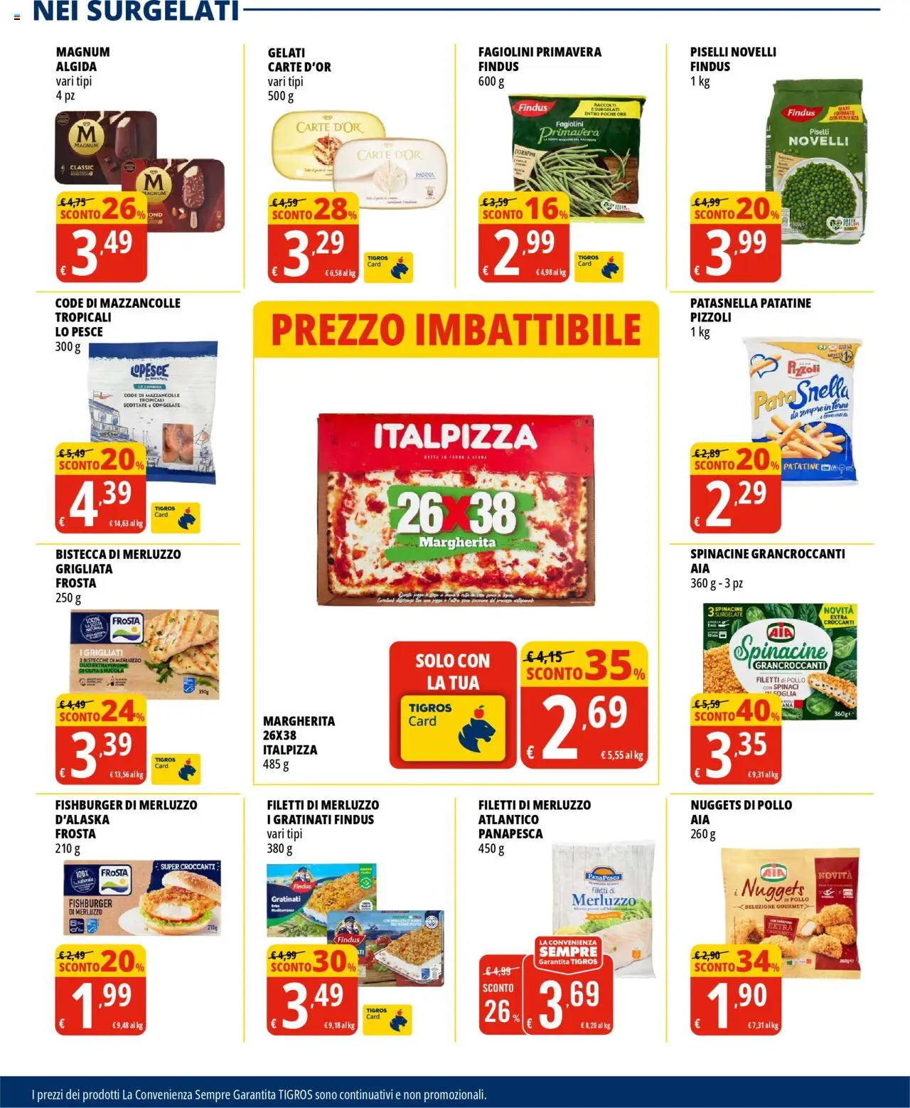 Volantino Tigros del 20.05.2025 | Pagina: 11 | Prodotti: Pollo, Pesce, Mazzancolle, Olio
