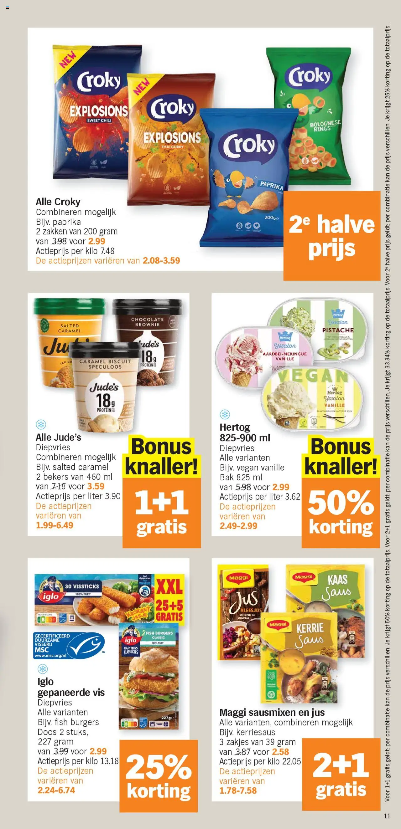  | Pagina: 11 | Producten: Vis, Saus, Kaas, Kan