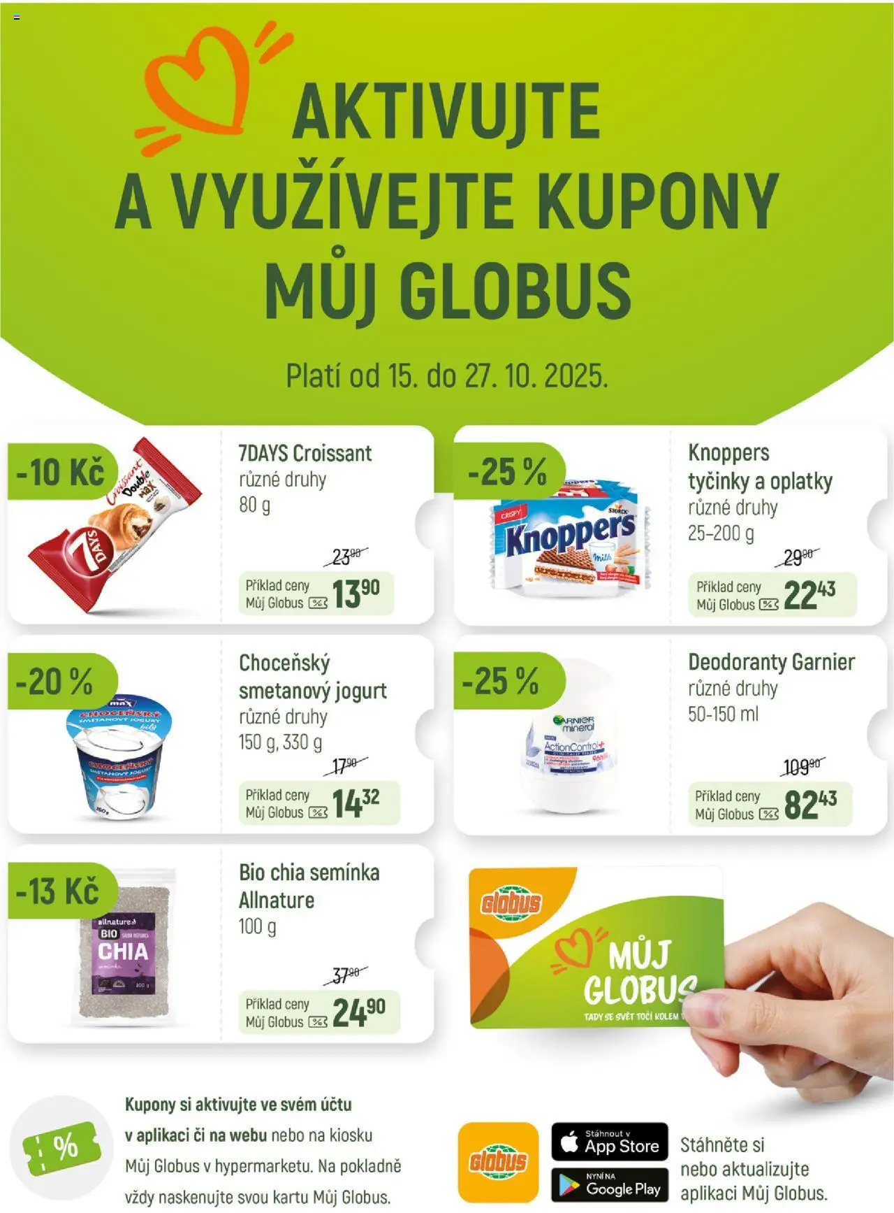 Globus leták - Liberec od 15.10.2025 | Strana: 42 | Produkty: Smetanový jogurt, Knoppers, Oplatky, Chia semínka