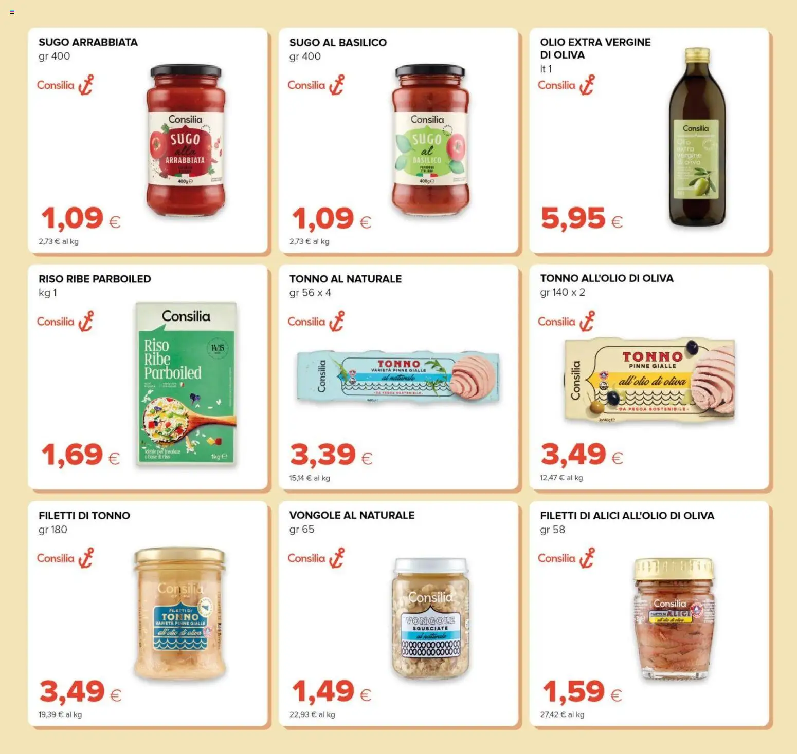 Volantino Oasi del 23.04.2026 | Pagina: 17 | Prodotti: Pesca, Basilico, Tonno, Tonno al naturale