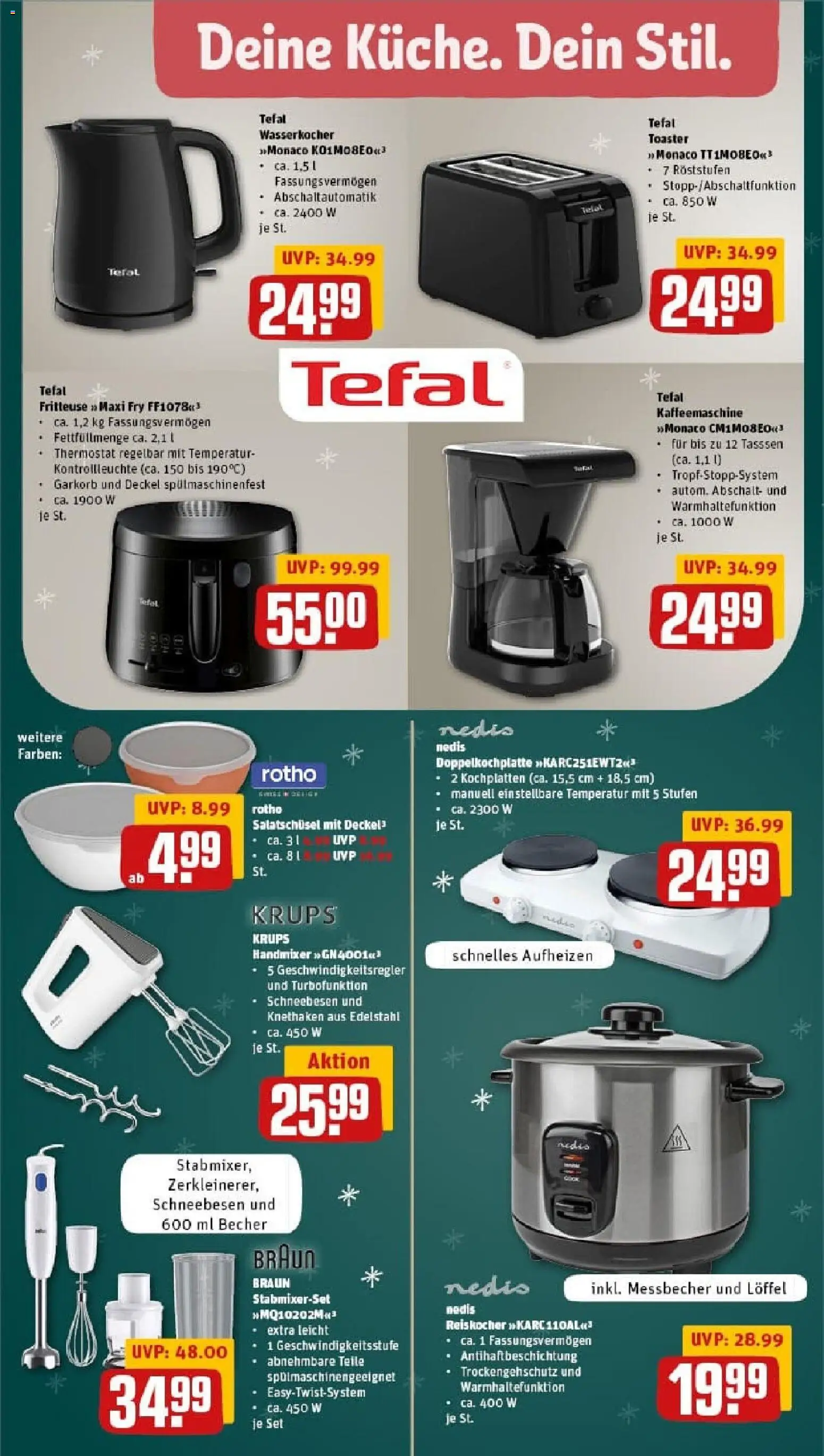 Rewe prospekt Wermelskirchen	 – gültig ab 26.10.2025 | Seite: 38 | Produkte: Krups, Wasserkocher, Handmixer, Fritteuse