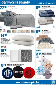 Katalog Eurospin - Pregled kataloga iz trgovine Eurospin, vrijedi od 29.12.2025 | Stranica: 23 | Proizvodi: Jastuk, Ručnik, Jastučnica, Poplun