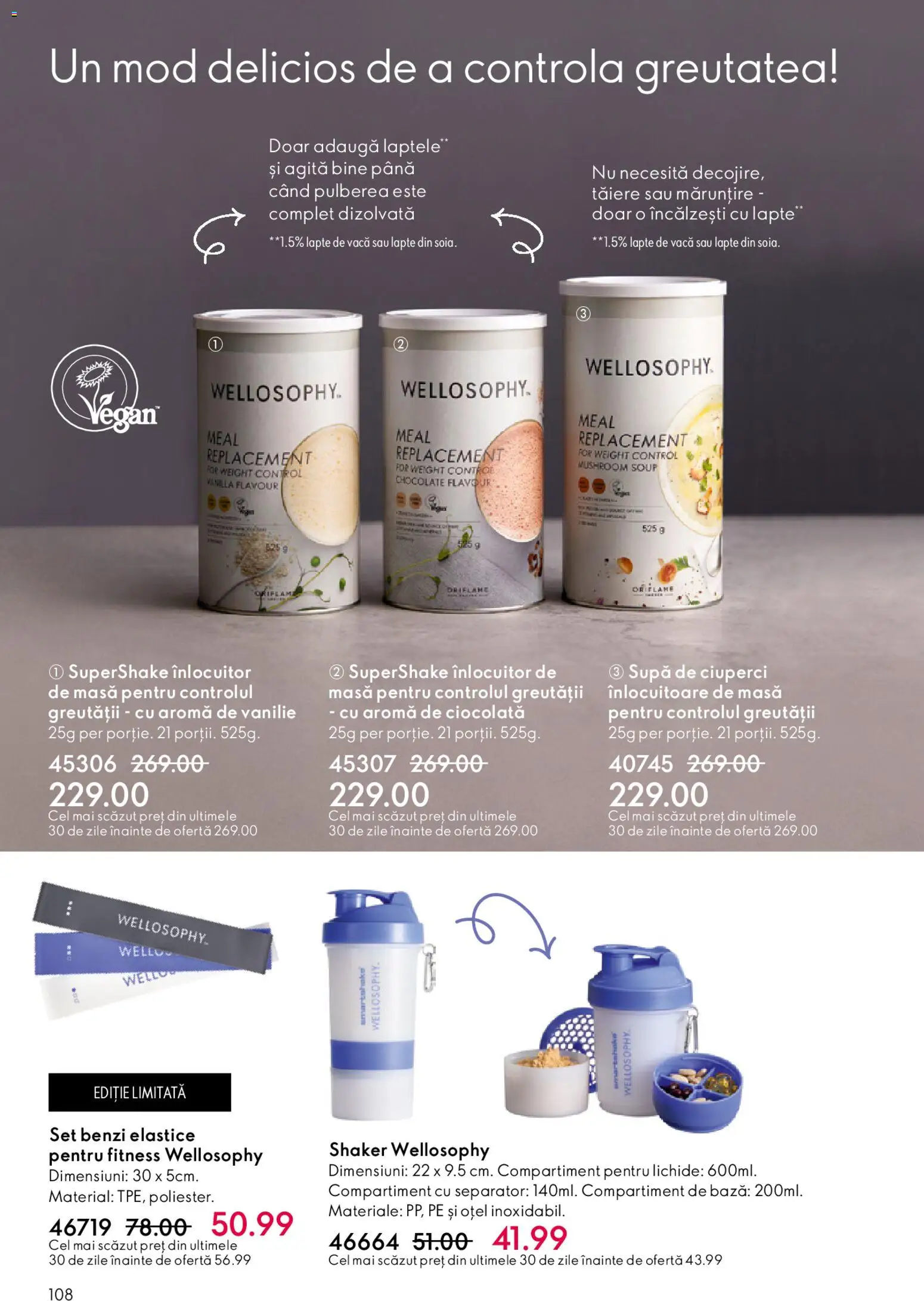 Noul catalog Oriflame – valabil de la 25.03.2026 | Pagină: 108 | Produse: Masă, Ciuperci, Lapte, Ciocolată