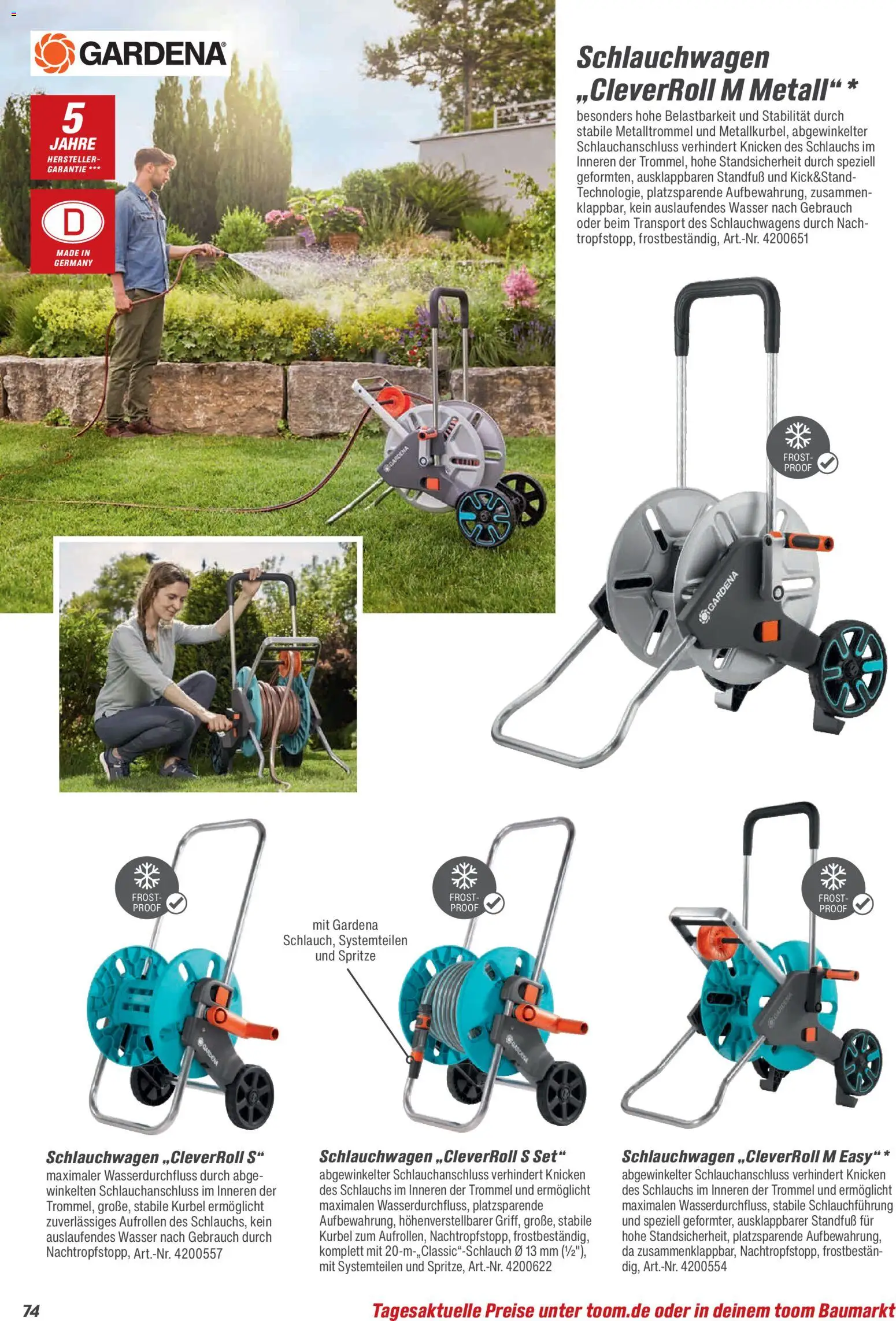 Toom Baumarkt Gartenpflege & Teich 2026 – gültig ab 20.02.2026 | Seite: 74 | Produkte: Wasser