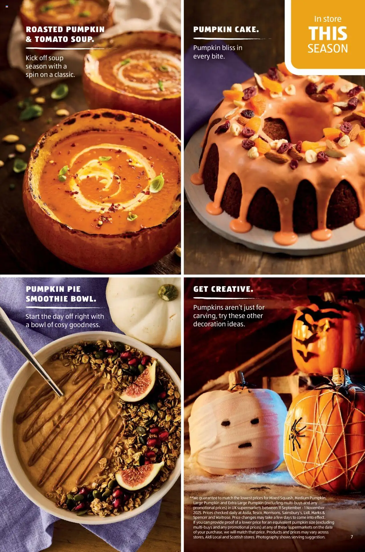 {H1} | Page: 7 | Products: Pie, Soup, Smoothie, Bowl