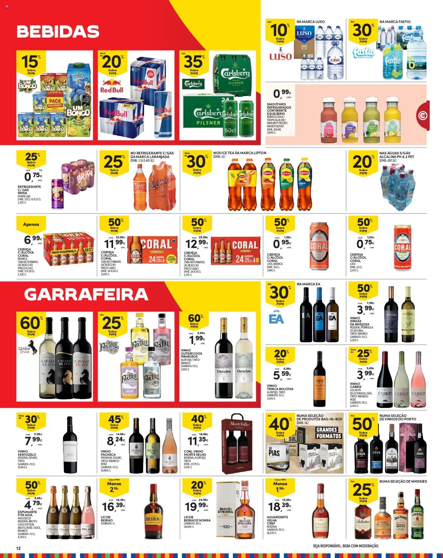 Continente - Madeira │ válido de 11.11.2025 | Página: 12 | Produtos: Agua, Whisky, Espumante, Vinho