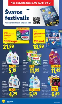 LIDL leidinys galioja nuo 23.03.2026 | Puslapis: 22 | Prekių: Indaplovių kapsulės