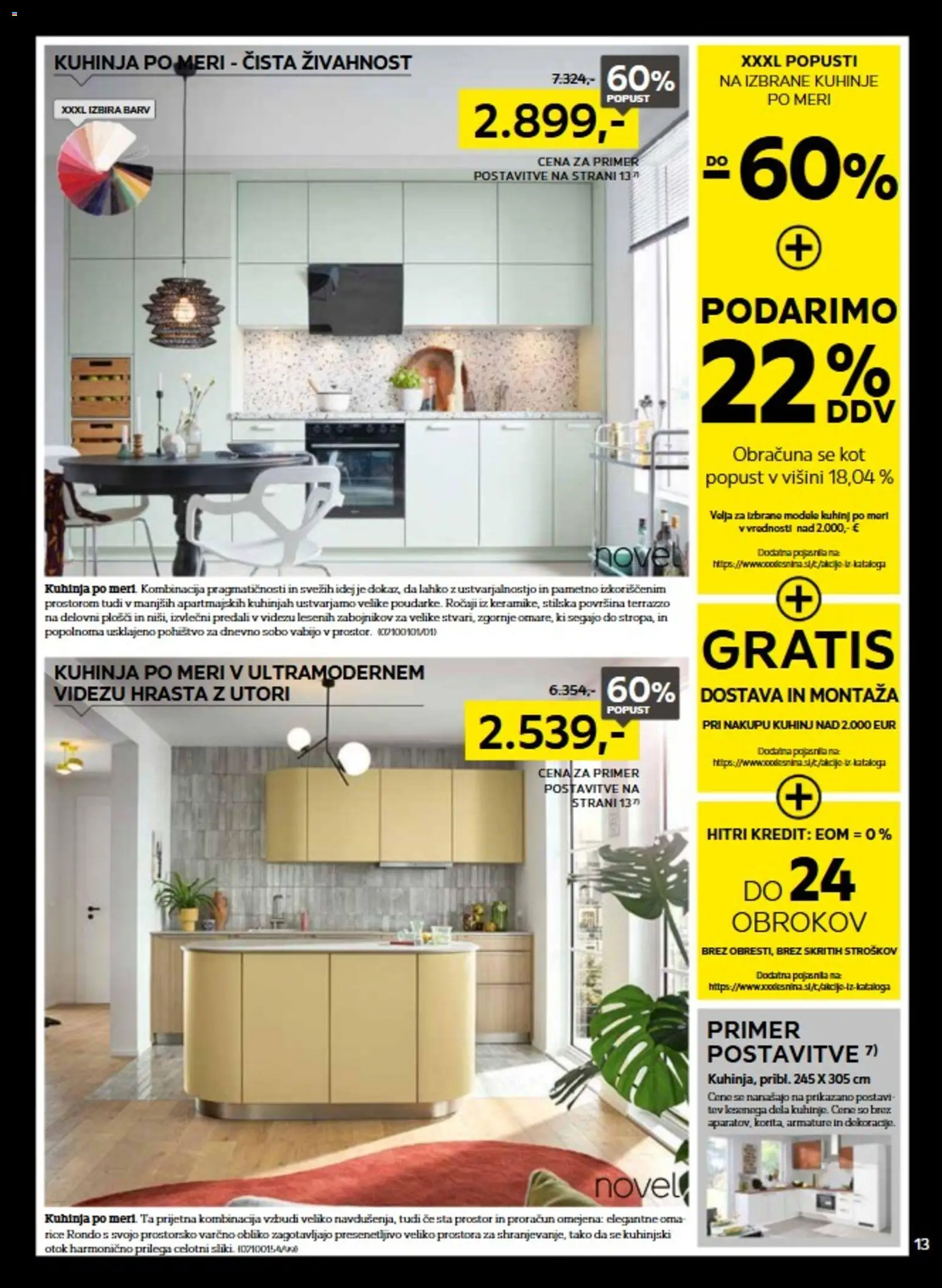 Novi XXXL Lesnina katalog ponudbe – veljaven od 04.11.2025 | Stran: 13 | Izdelki: Pohištvo, Kuhinja