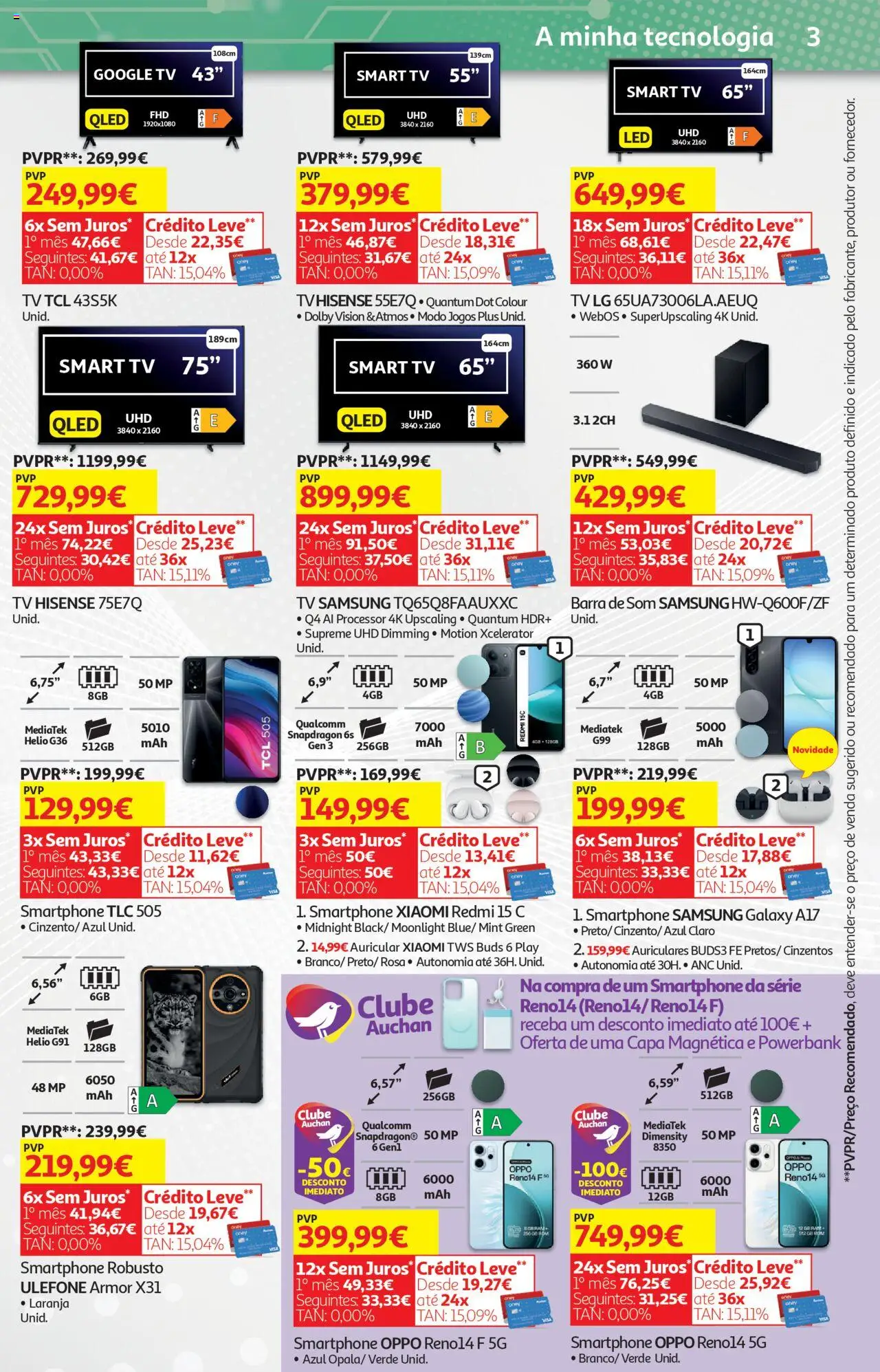Auchan - Uma cozinha de Chef │ válido de 18.09.2025 | Página: 30 | Produtos: Smartphone, Jogos