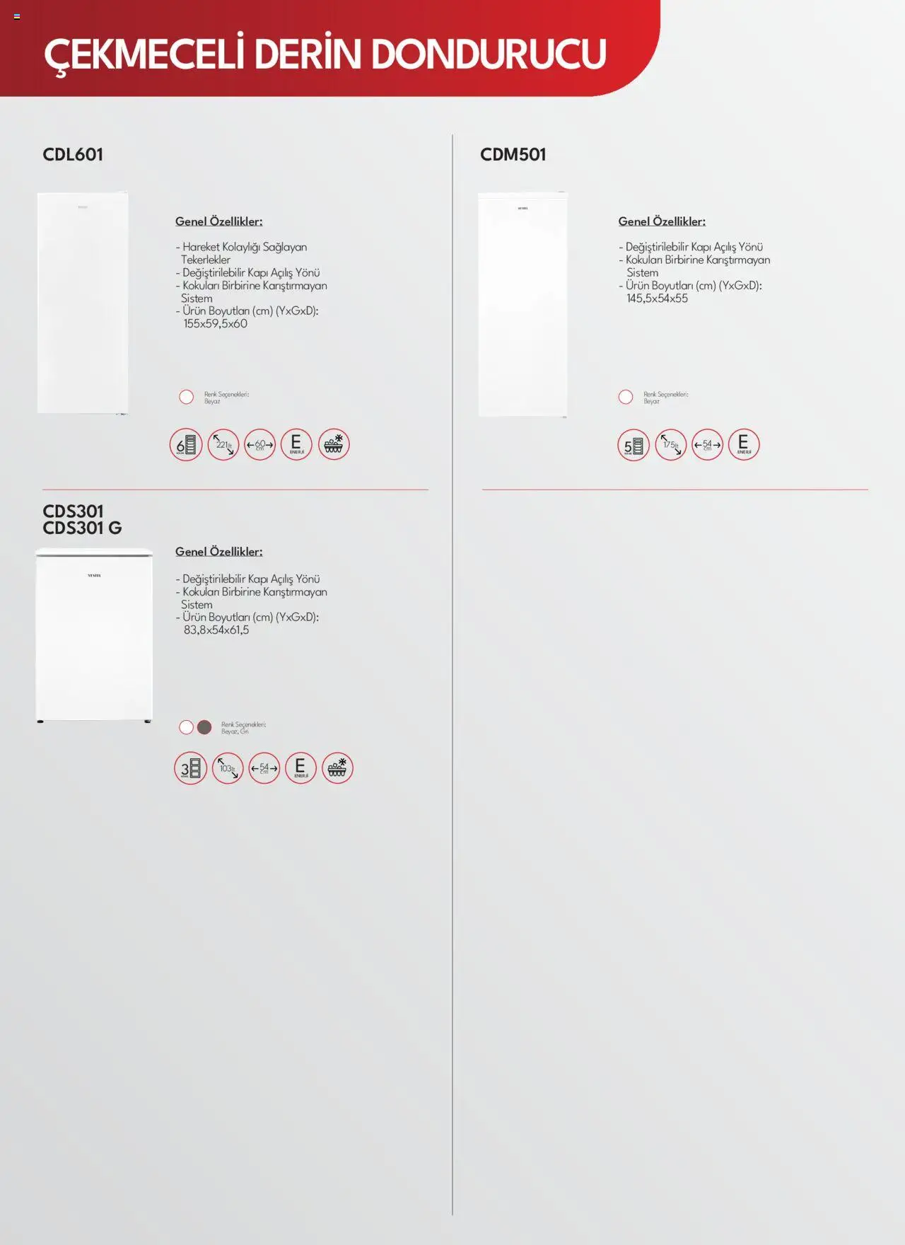 Vestel Beyaz Eşyalar Katalog - 03.06.2025 tarihinden itibaren geçerlidir | Sayfa: 27 | Ürünler: Dondurucu