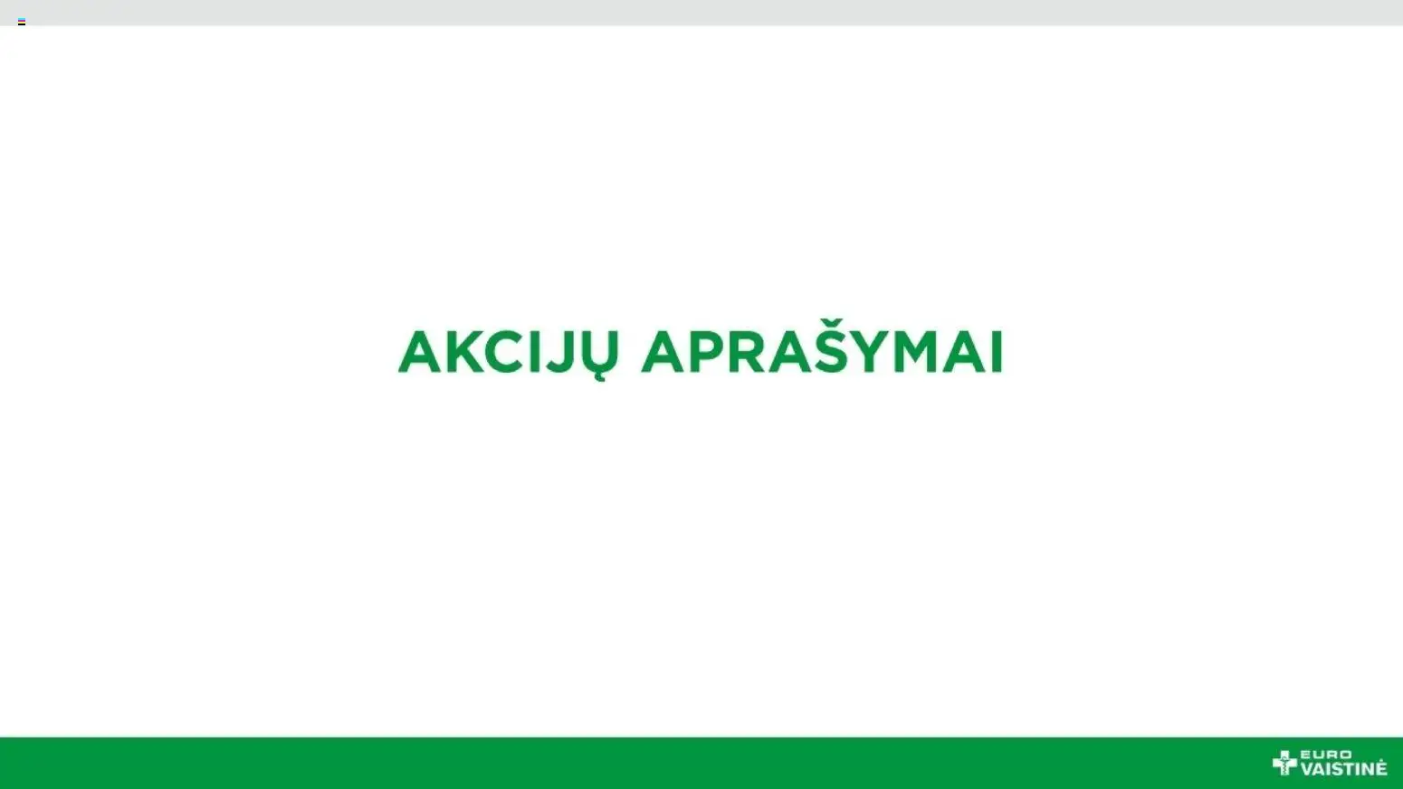 EUROVAISTINĖ akcijos nuo 01.12.2025 | Puslapis: 2