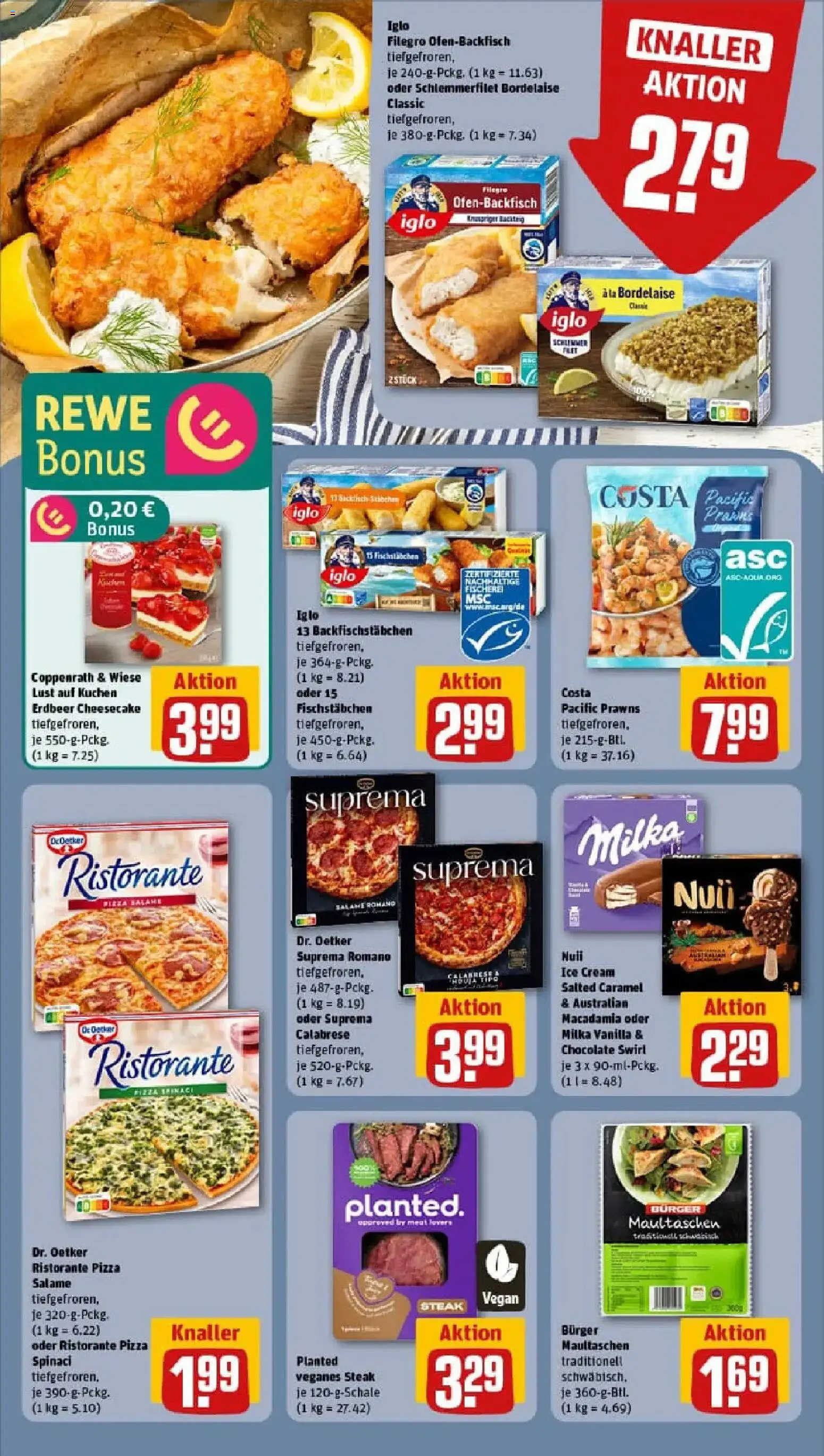 Rewe prospekt Pulsnitz	 – gültig ab 18.01.2026 | Seite: 16 | Produkte: Milka, Fischstabchen, Maultaschen, Kuchen