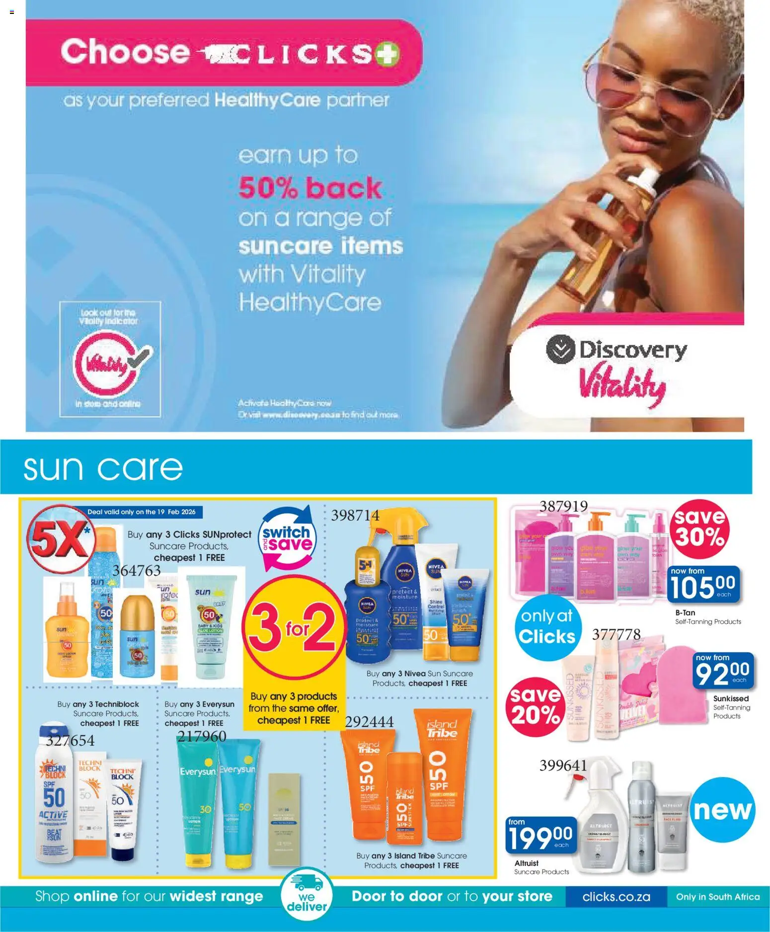 New Clicks catalogue – valid from 10.02.2026 | Page: 4 | Products: Switch, Lotion