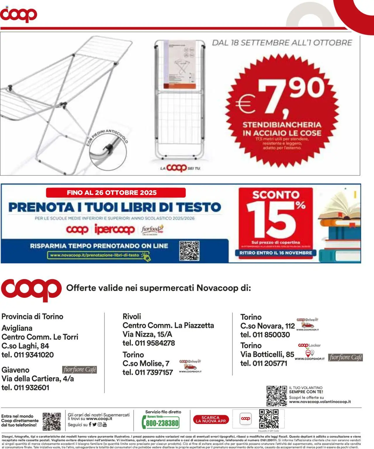 Volantino COOP del 18.09.2025 | Pagina: 26 | Prodotti: Tè, Stendibiancheria