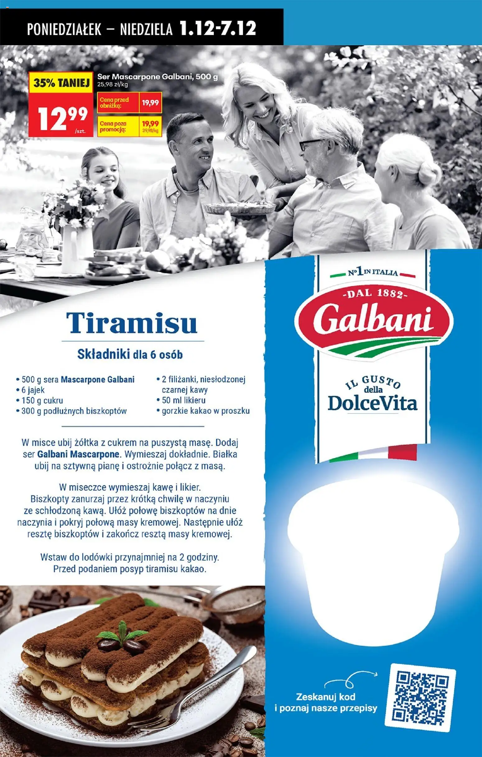 Biedronka gazetka od 01.12.2025 | Strona: 64 | Produkty: Kakao, Mascarpone, Ser, Ser mascarpone