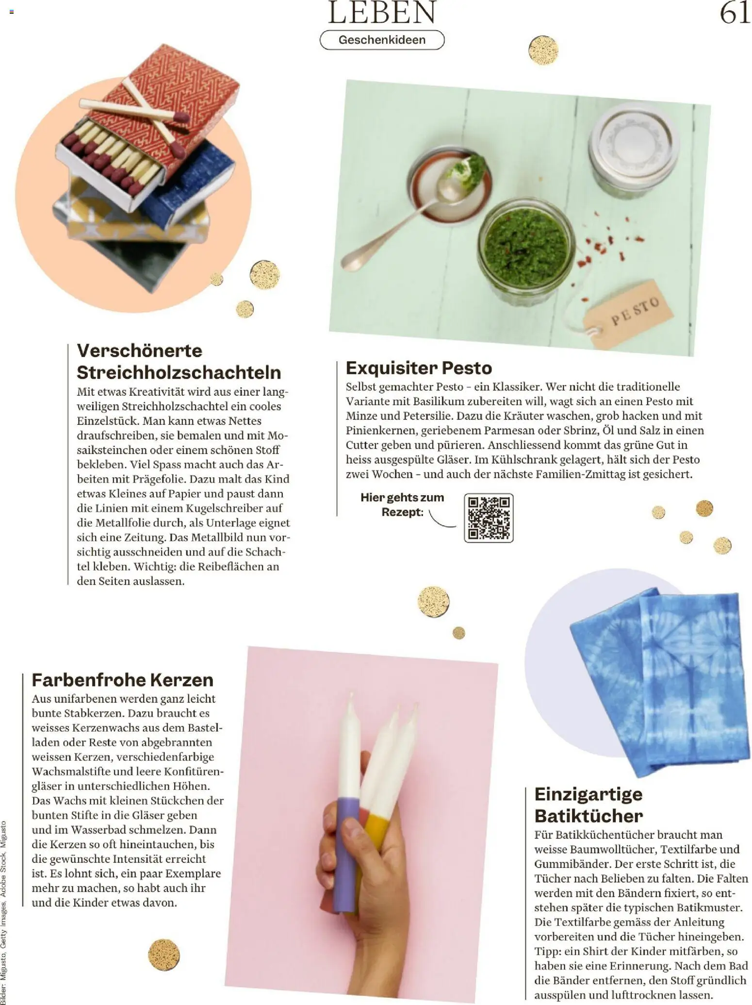 Migros Magazin – gültig ab 24.11.2025 | Seite: 61 | Produkte: Öl, Salz, Cutter, Kühlschrank