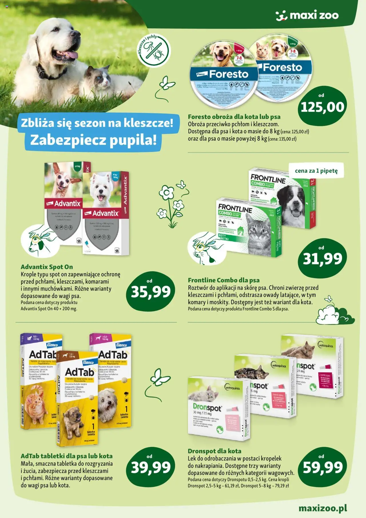 Maxi Zoo Gazetka - Foresto od 01.04.2025 | Strona: 1