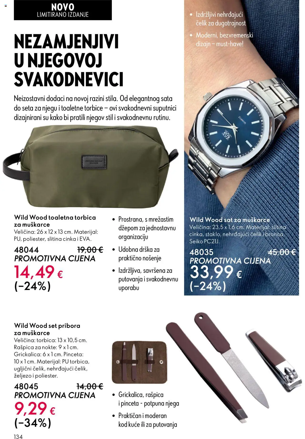 Oriflame katalog | vrijedi od 08.10.2025 | Stranica: 134 | Proizvodi: Torbica, Sat
