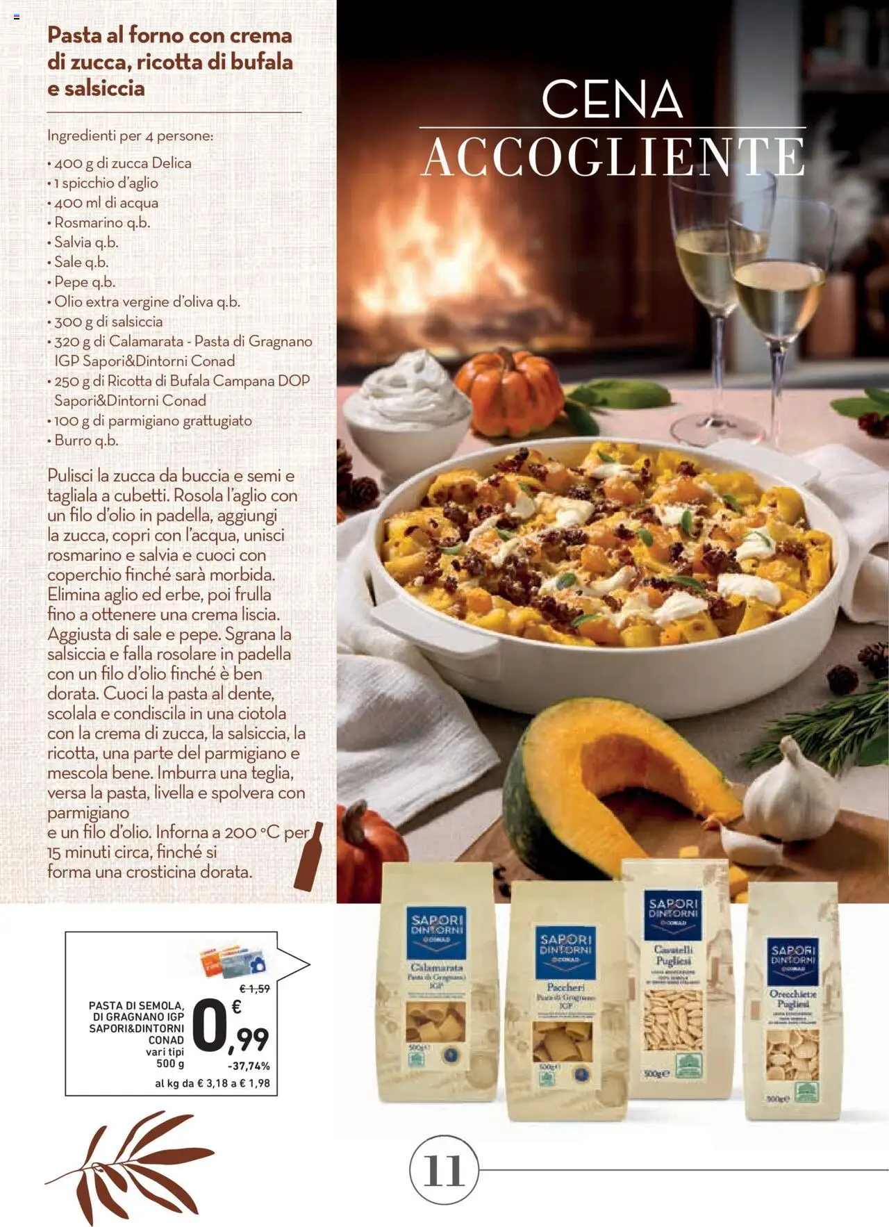 Volantino Conad del 23.10.2025 | Pagina: 11 | Prodotti: Pepe, Olio, Forno, Ciotola