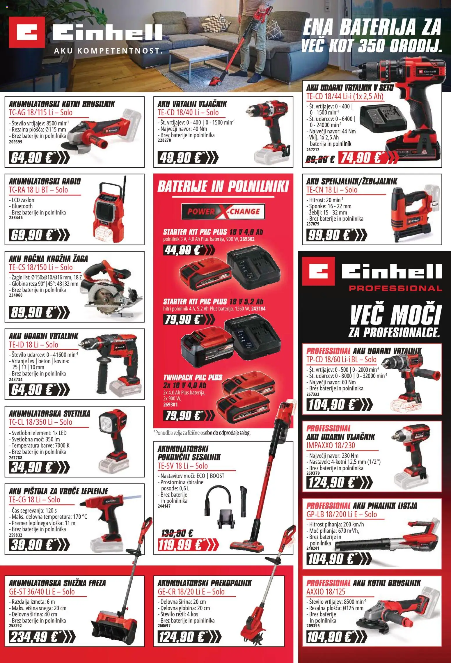 Novi Inpos katalog ponudbe – veljaven od 13.11.2025 | Stran: 27 | Izdelki: Baterija, Radio, Baterije, Krožna žaga