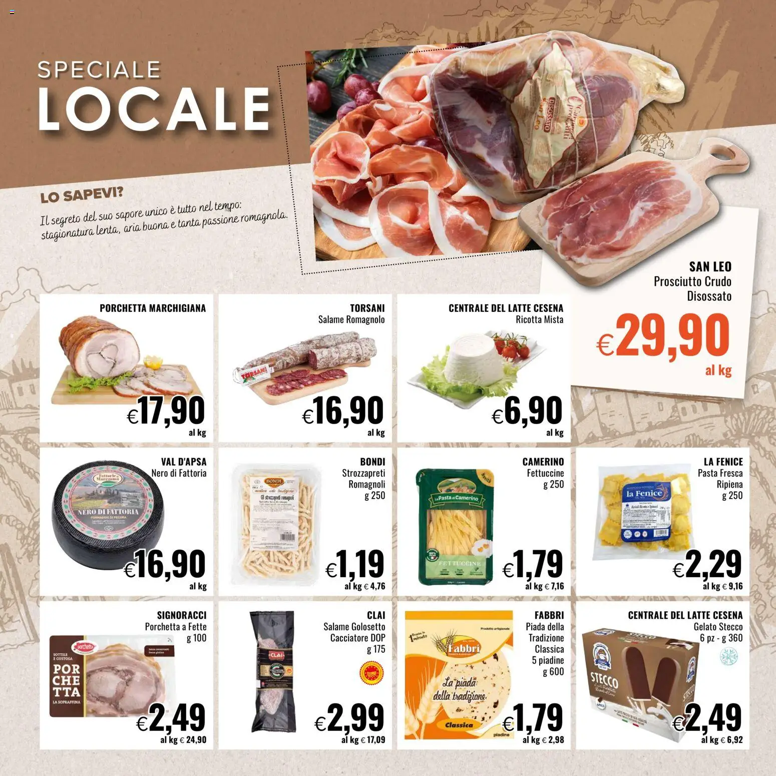 Volantino Famila del 27.11.2025 | Pagina: 14 | Prodotti: Salame, Latte, Pasta, Ricotta
