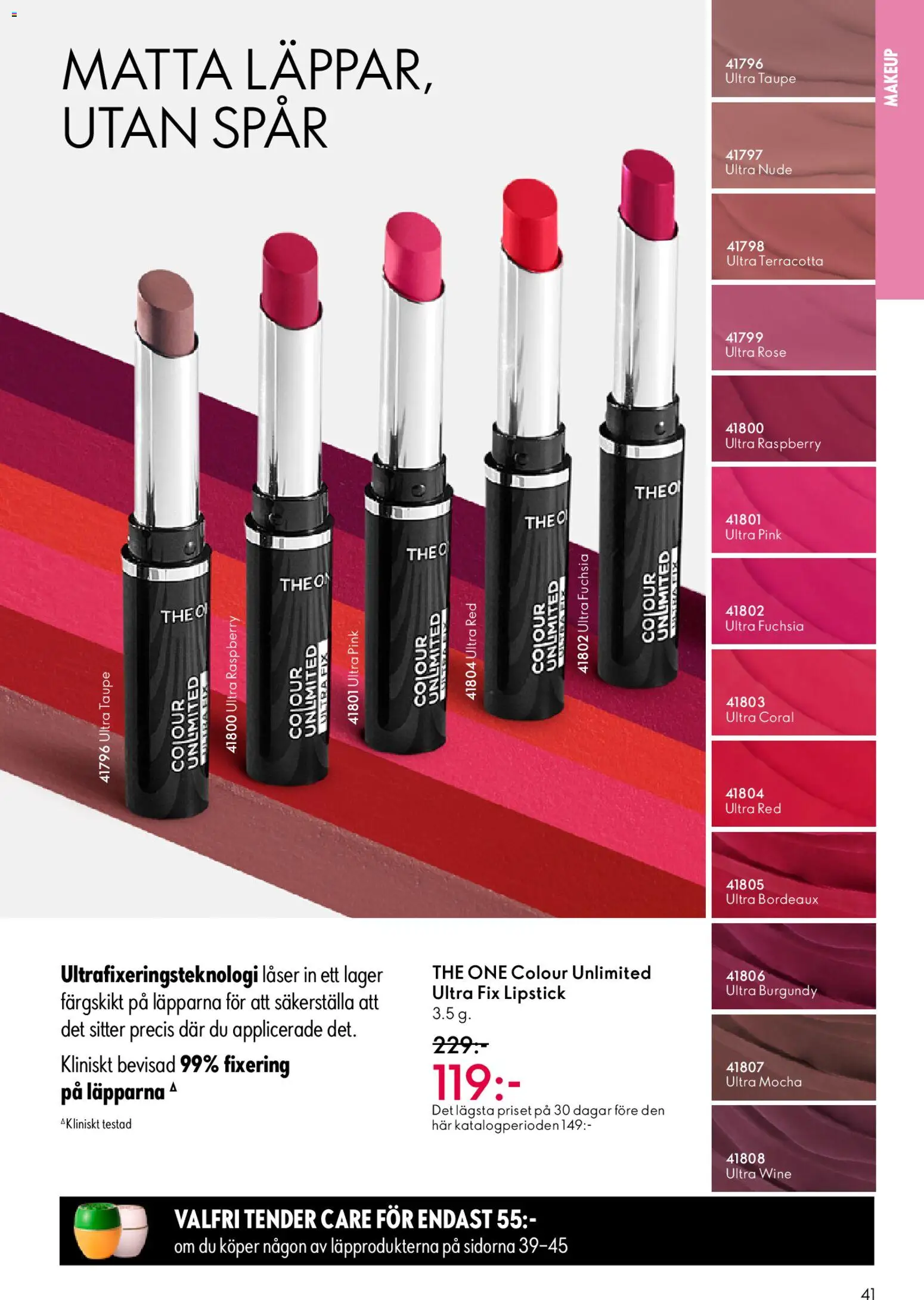 Oriflame reklamblad aktuell från 18.02.2026 | Sida: 41 | Produkter: Matta