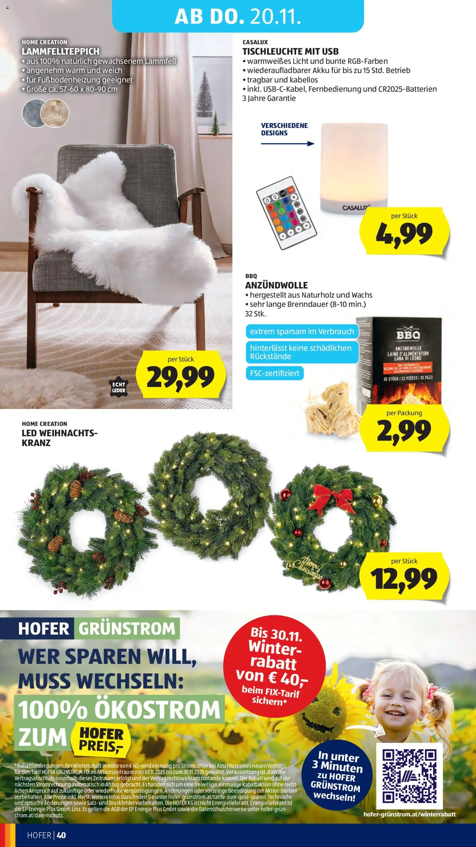 Hofer - Black Friday gültig ab 14.11.2025 | Seite: 48 | Produkte: USB