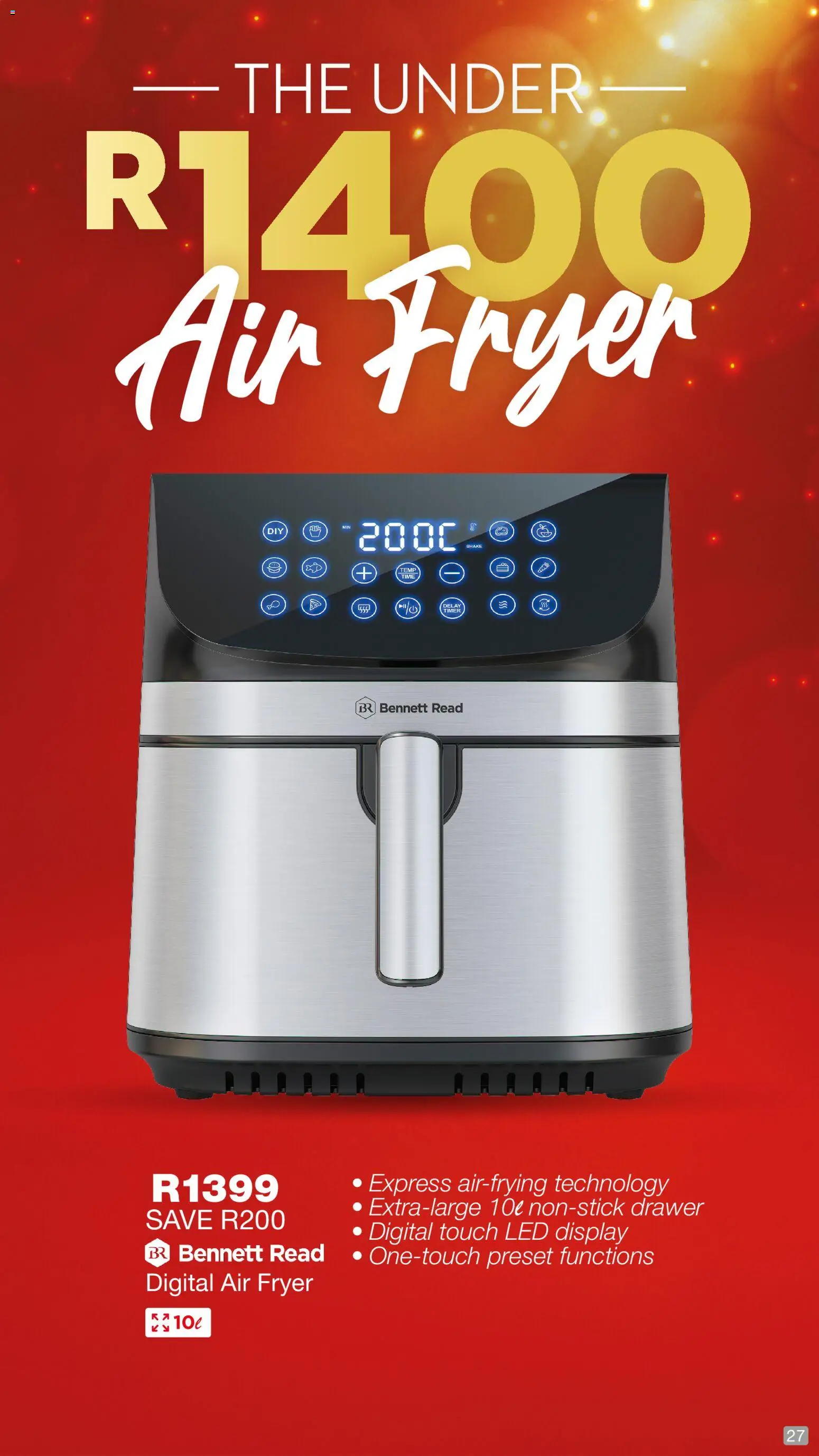 New OK Furniture catalogue – valid from 01.12.2025 | Page: 27 | Products: Fryer, Air fryer