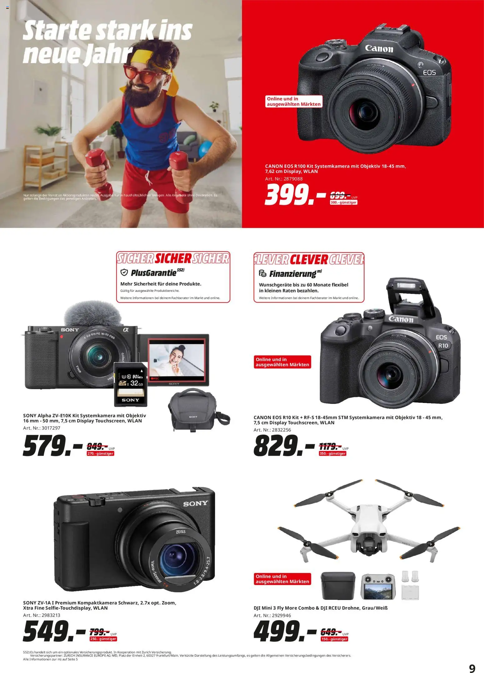 Media Markt Prospekt 	 – gültig ab 22.12.2025 | Seite: 9 | Produkte: Sony, Systemkamera, Objektiv
