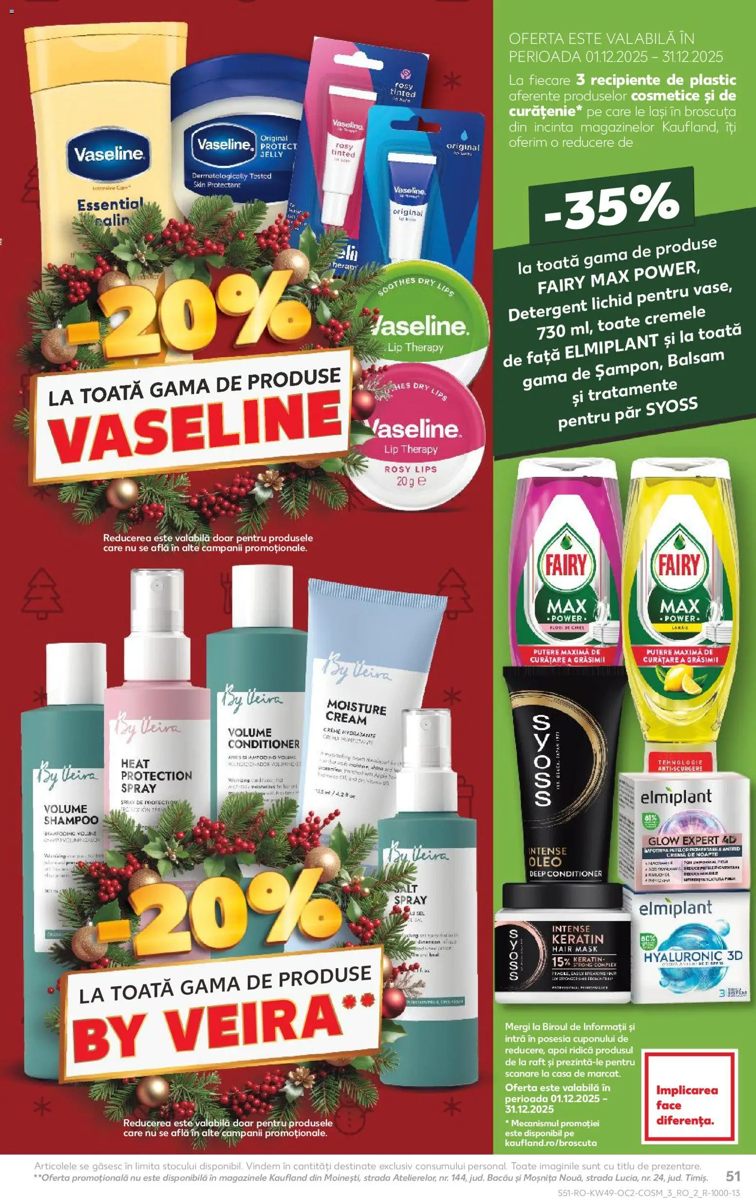 Noul catalog Kaufland – valabil de la 03.12.2025 | Pagină: 51 | Produse: Cremă de noapte, Raft, Balsam, Cremă