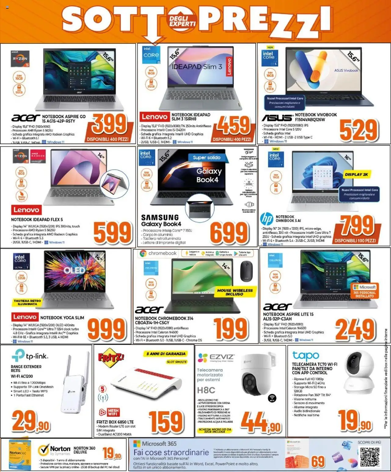 Volantino Expert del 02.10.2025 | Pagina: 8 | Prodotti: Acqua, Tastiera, USB, Alluminio