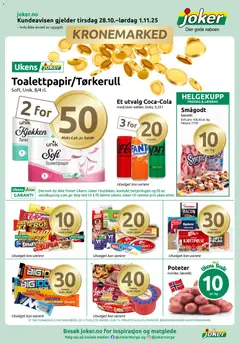 Forhåndsvisning av Joker kundeavis gyldig fra 28.10.2025