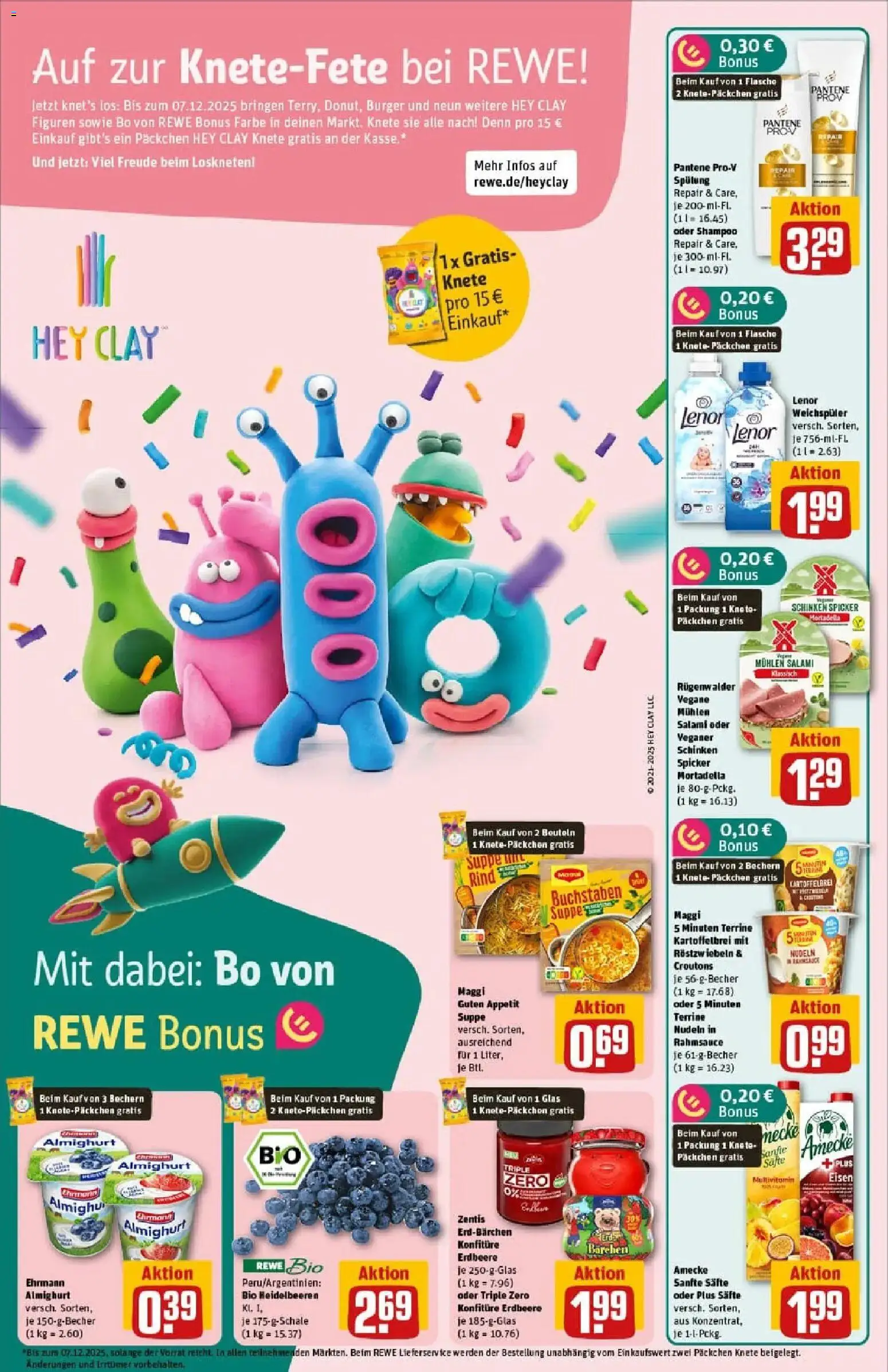Rewe prospekt Herne	 – gültig ab 10.11.2025 | Seite: 30 | Produkte: Ehrmann almighurt, Burger, Shampoo, Spülung