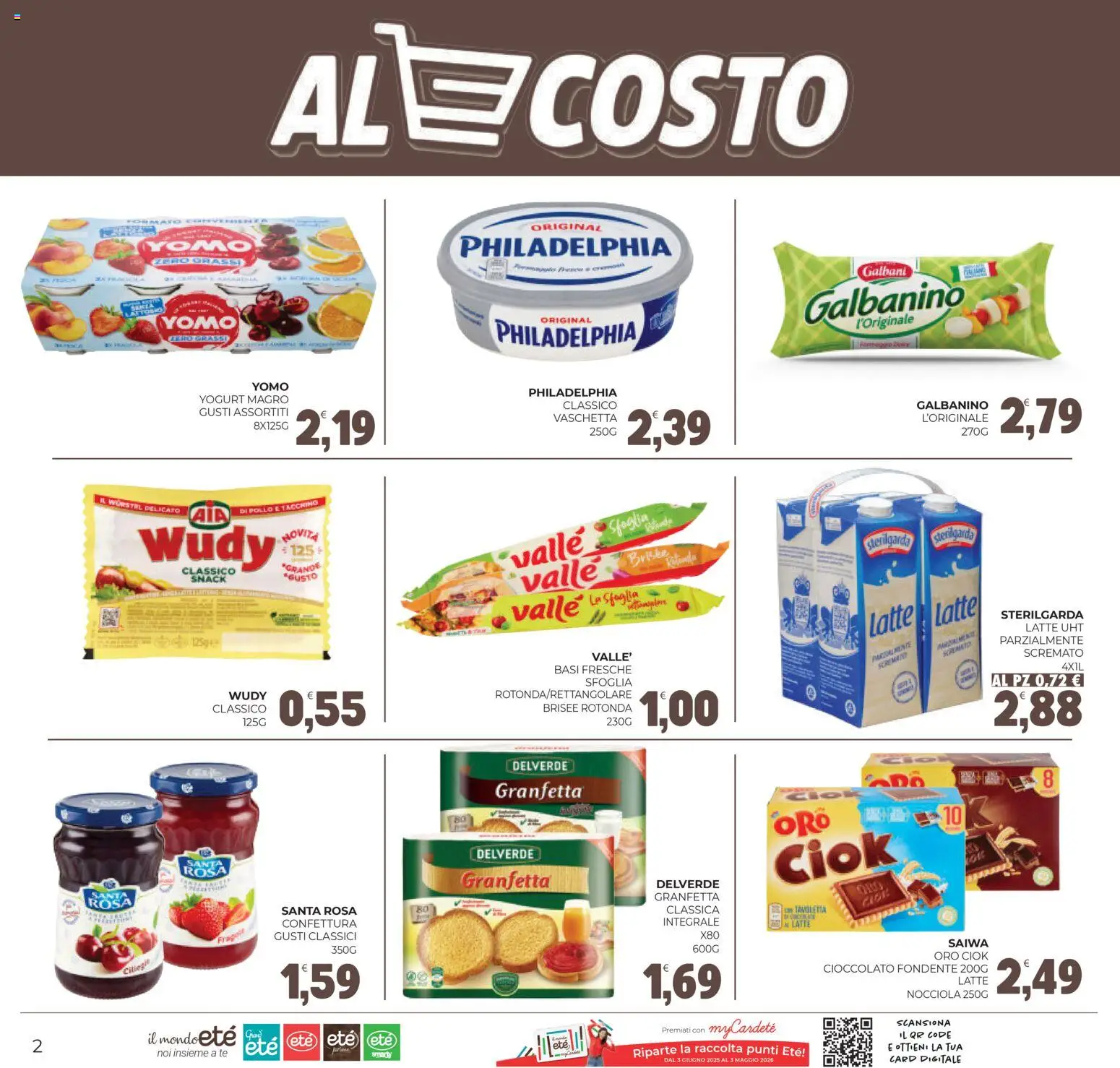 Volantino Eté del 18.02.2026 | Pagina: 2 | Prodotti: Yogurt, Cioccolato, Pollo, Tè