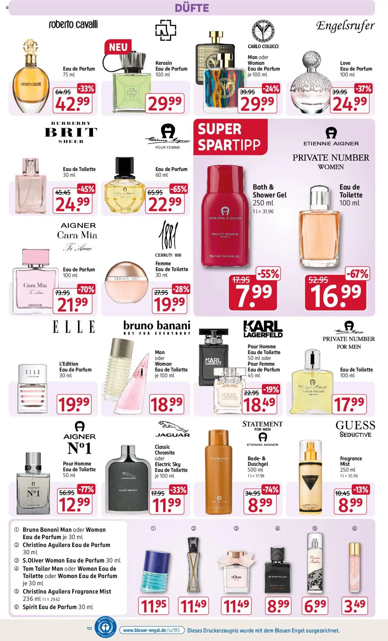 Rossmann Prospekt 	 - gültig ab dem 25.08.2025 | Seite: 6 | Produkte: Toilette, Eau de Toilette, Shower Gel, Eau de Parfum