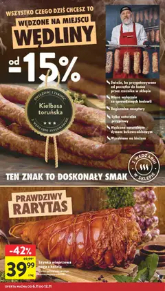 Pogląd oferty "Intermarche Gazetka" - ważna od 06.11.2025 | Strona: 14 | Produkty: Szynka wieprzowa, Szynka, Wędliny, Przyprawy