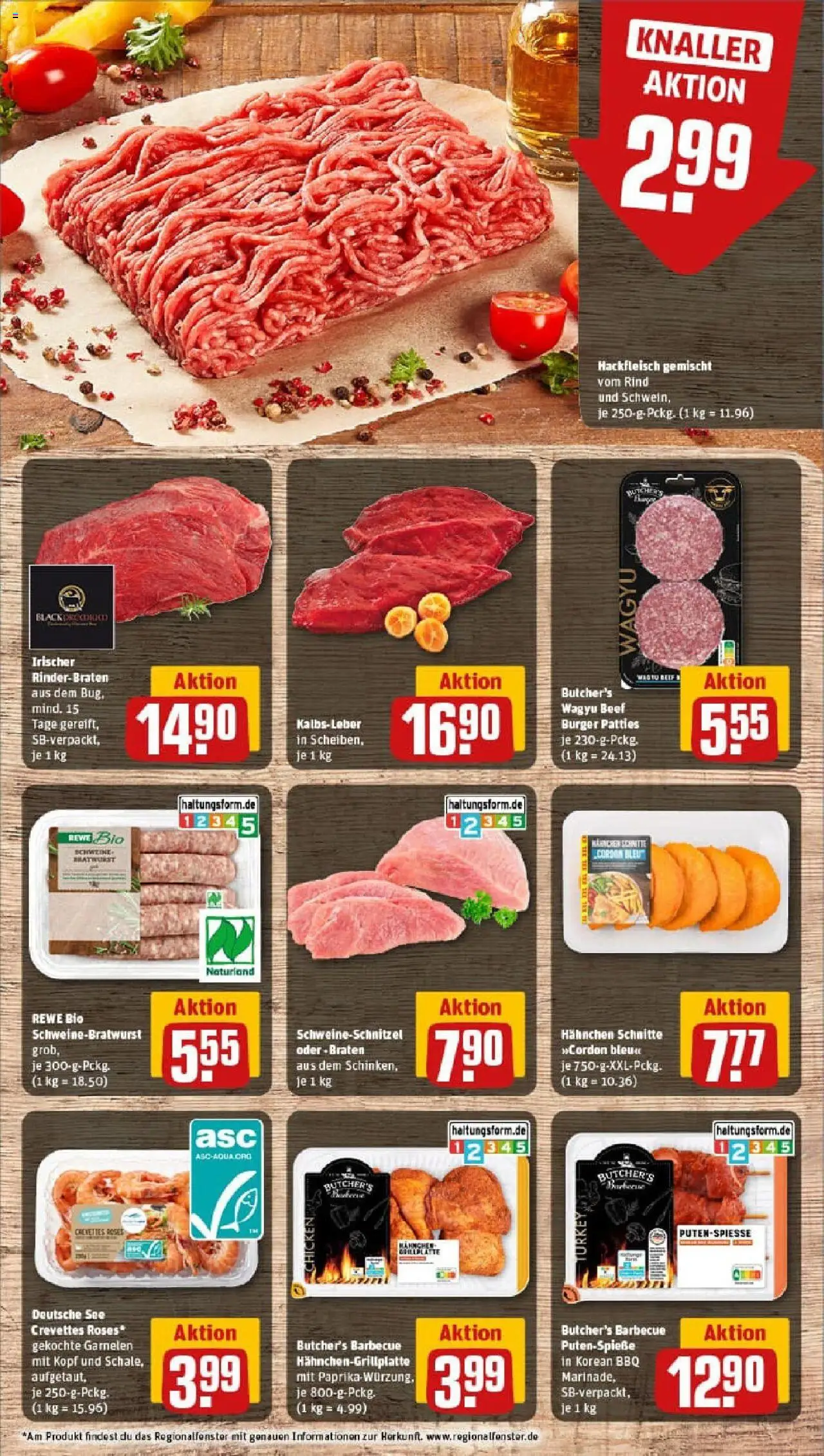 Rewe prospekt Halle (Saale)	 - gültig ab dem 13.07.2025 | Seite: 8 | Produkte: Rinderbraten, Hahnchen, Bratwurst, Paprika
