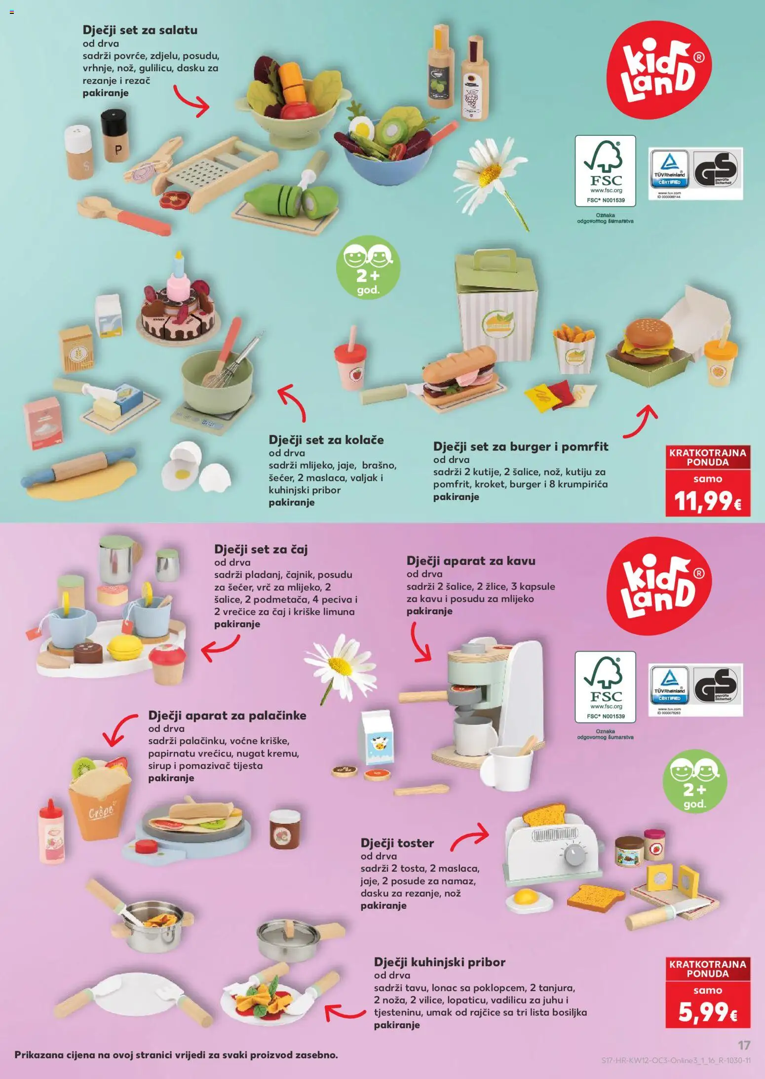 Kaufland katalog | vrijedi od 16.03.2026 | Stranica: 17 | Proizvodi: Toster, Rajčice, Nož, Umak