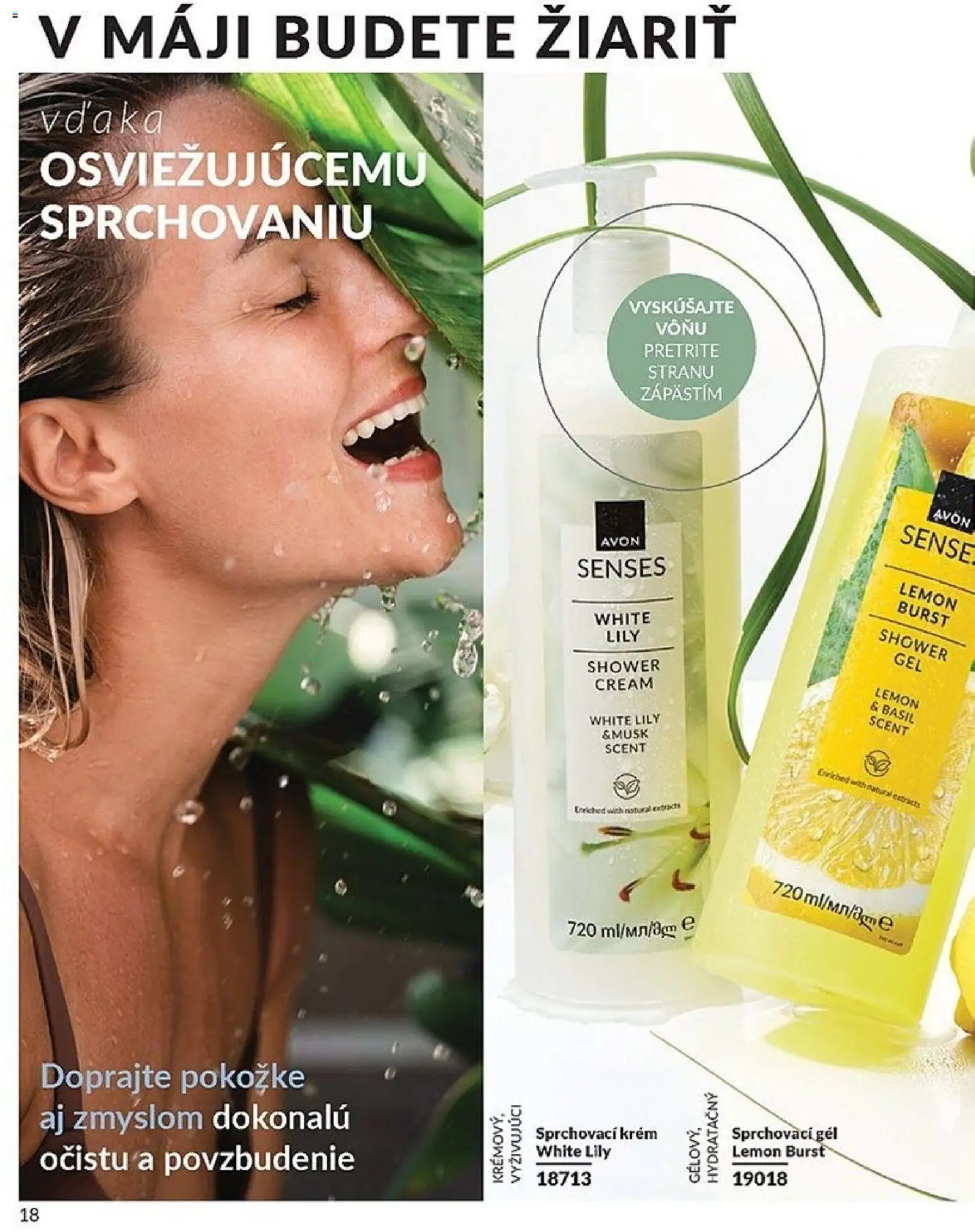 Nové Avon akcie – leták je platný od 01.05.2026 | Strana: 18 | Produkty: Krém