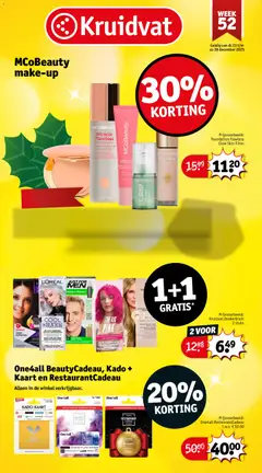 Kruidvat folder week 52 - Voorbeeld van een folder van Kruidvat, geldig van 22.12.2025