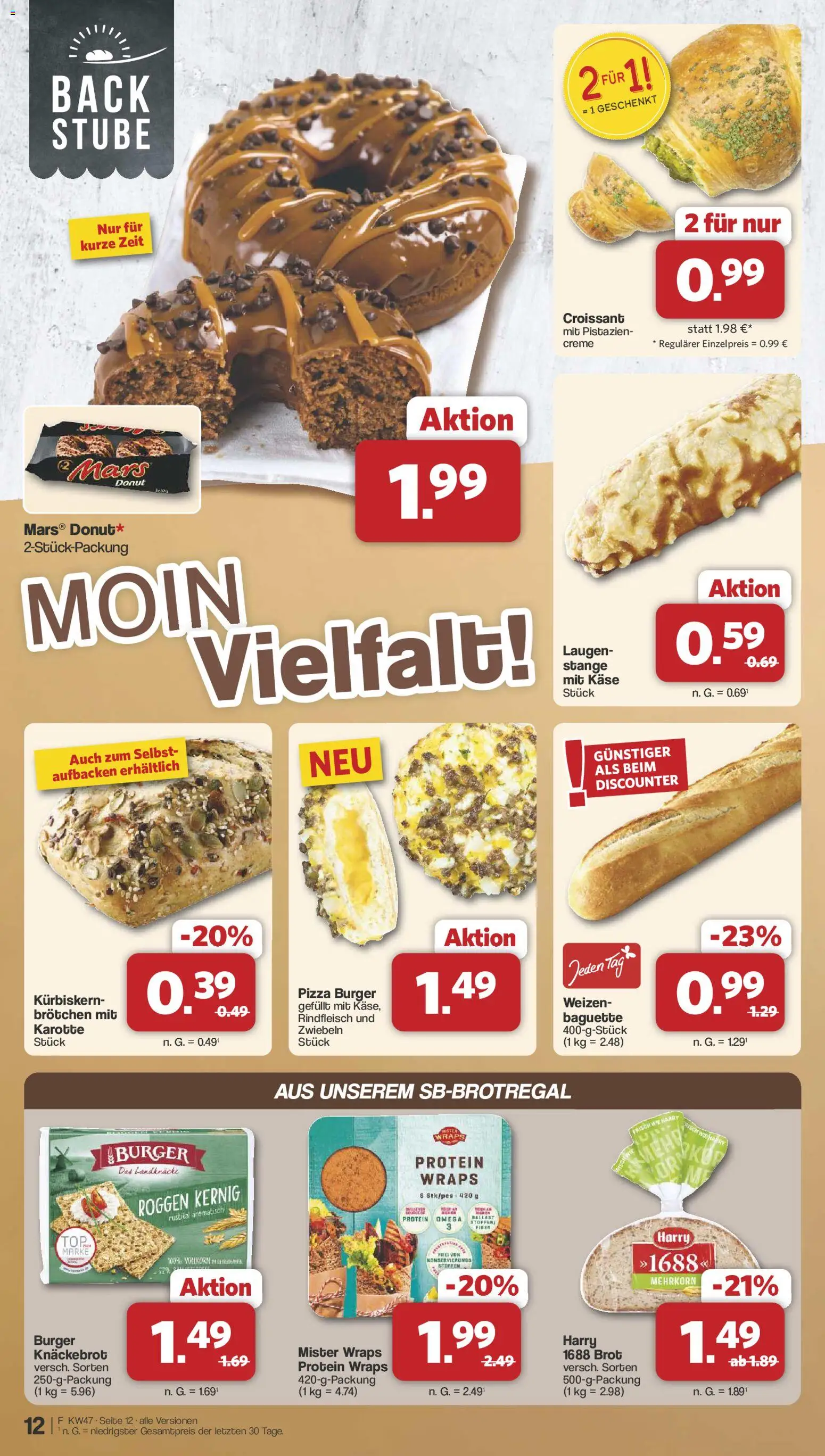 Famila Nordwest - Black Friday – gültig ab 17.11.2025 | Seite: 12 | Produkte: Burger, Baguette, Creme, Pizza