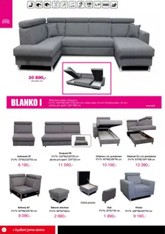Náhled letáku Jamall nábytek leták od 03.02.2025 | Strana: 32 | Produkty: Sedací souprava, Taburet, Křeslo
