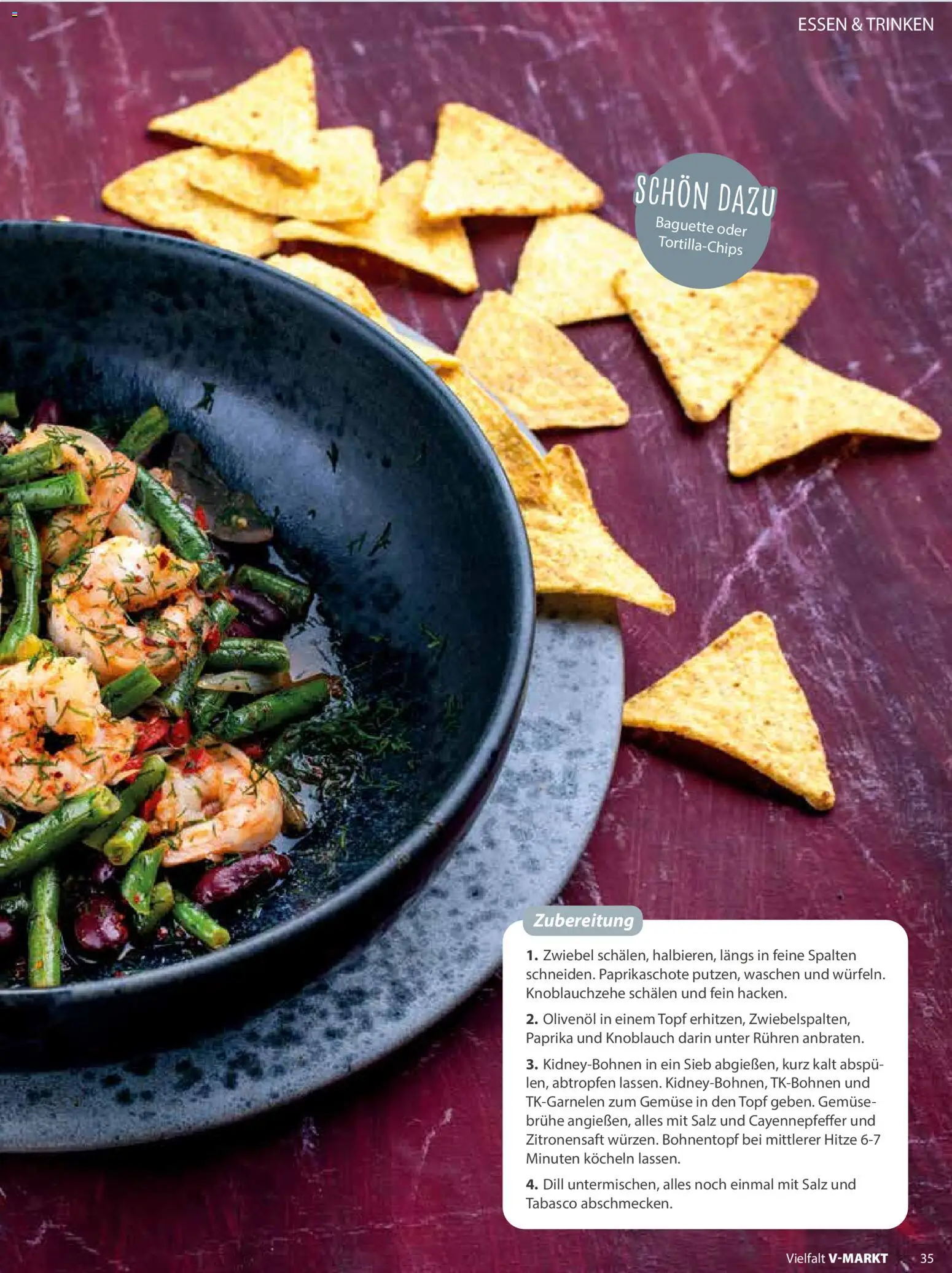 V-Markt - Vielfalt Januar / Februar – gültig ab 02.01.2026 | Seite: 35 | Produkte: Olivenol, Baguette, Gemüse, Dill