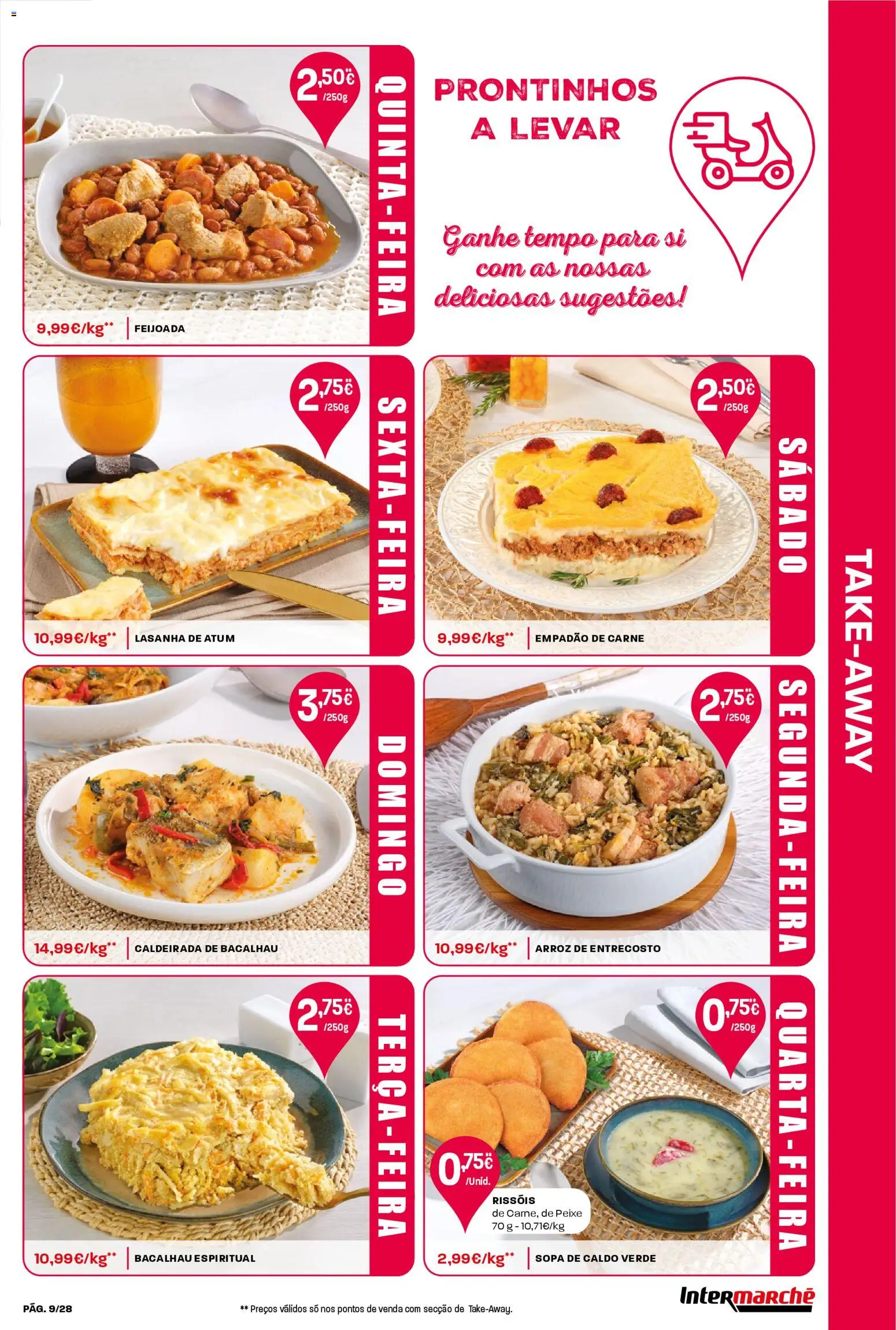 Intermarché Folheto Contact │ válido de 05.03.2026 | Página: 9 | Produtos: Bacalhau, Sopa, Arroz, Carne