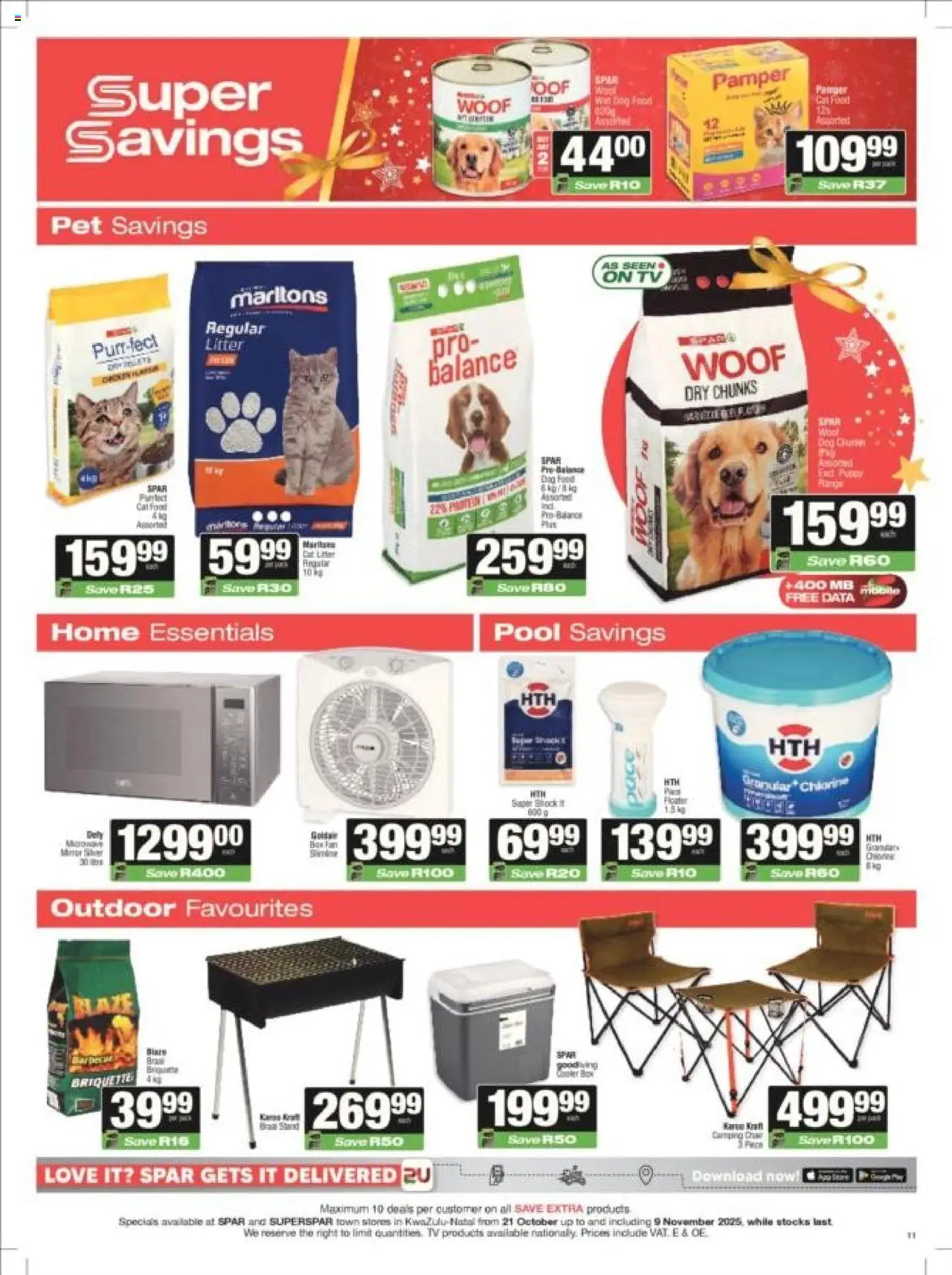 New Superspar catalogue – valid from 21.10.2025 | Page: 11 | Products: Data, Cooler, Stock, Cat food