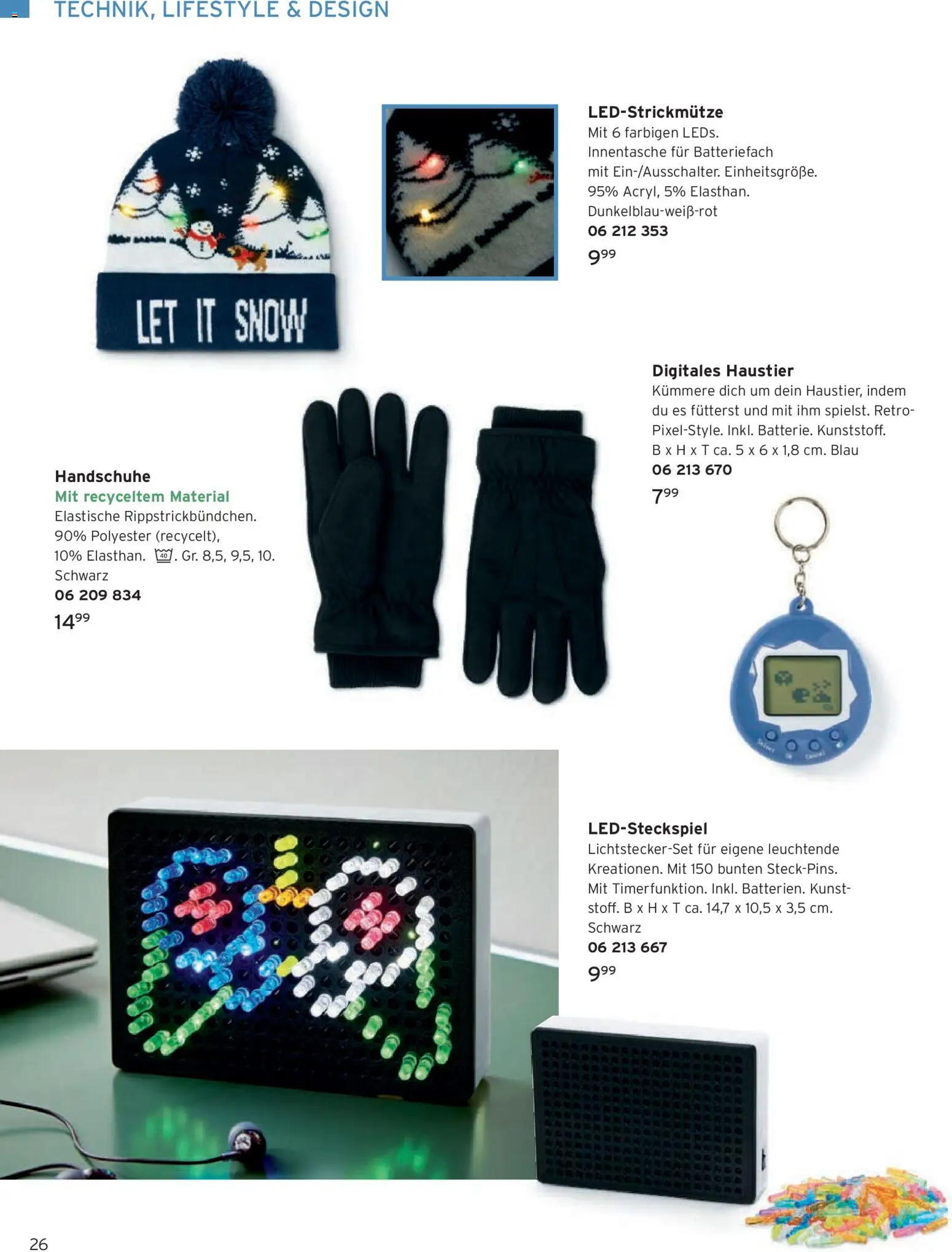 Tchibo Katalog Advent 2025 – gültig ab 14.11.2025 | Seite: 26 | Produkte: Handschuhe