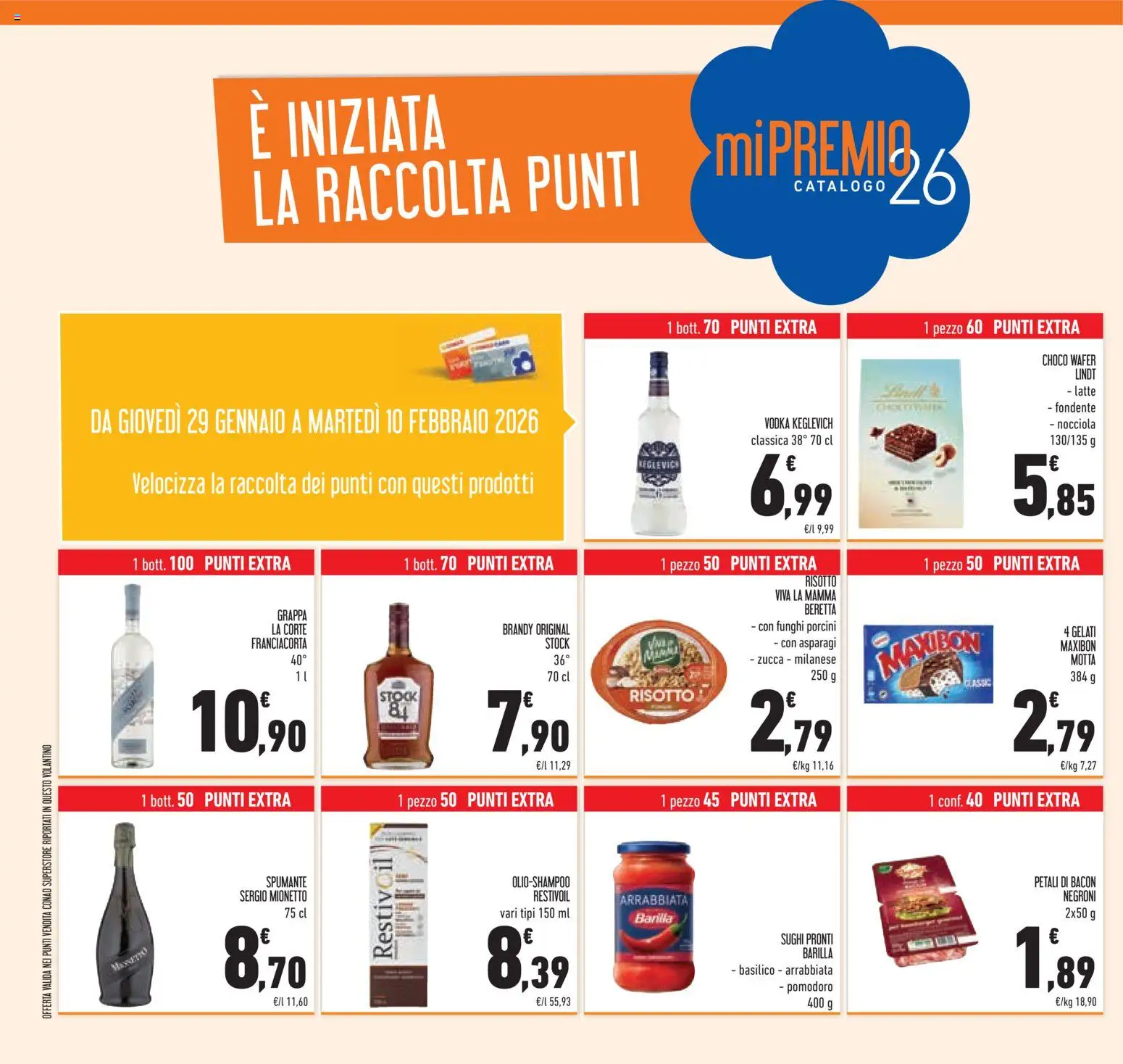 Volantino Conad del 29.01.2026 | Pagina: 36 | Prodotti: Shampoo, Vodka, Funghi, Basilico
